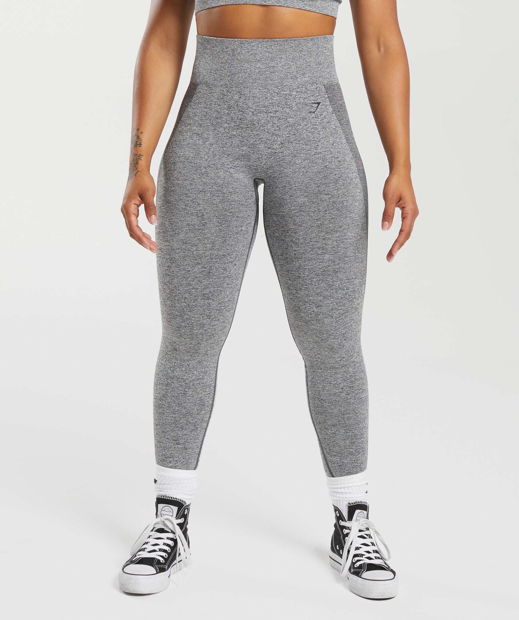 Gymshark, Pants & Jumpsuits, Like New Gymshark Small Dark Grey Marl High  Rise Leggings 2