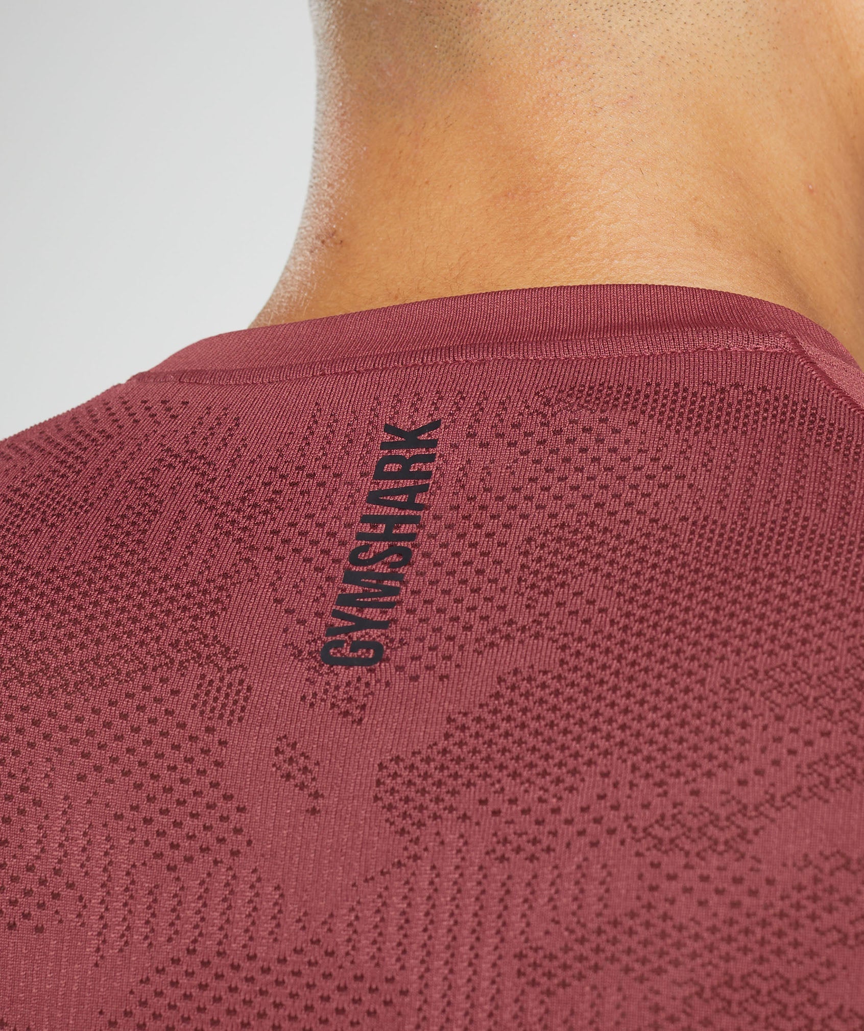 Gymshark Geo Seamless T-Shirt - Ignite Orange/Zesty Red