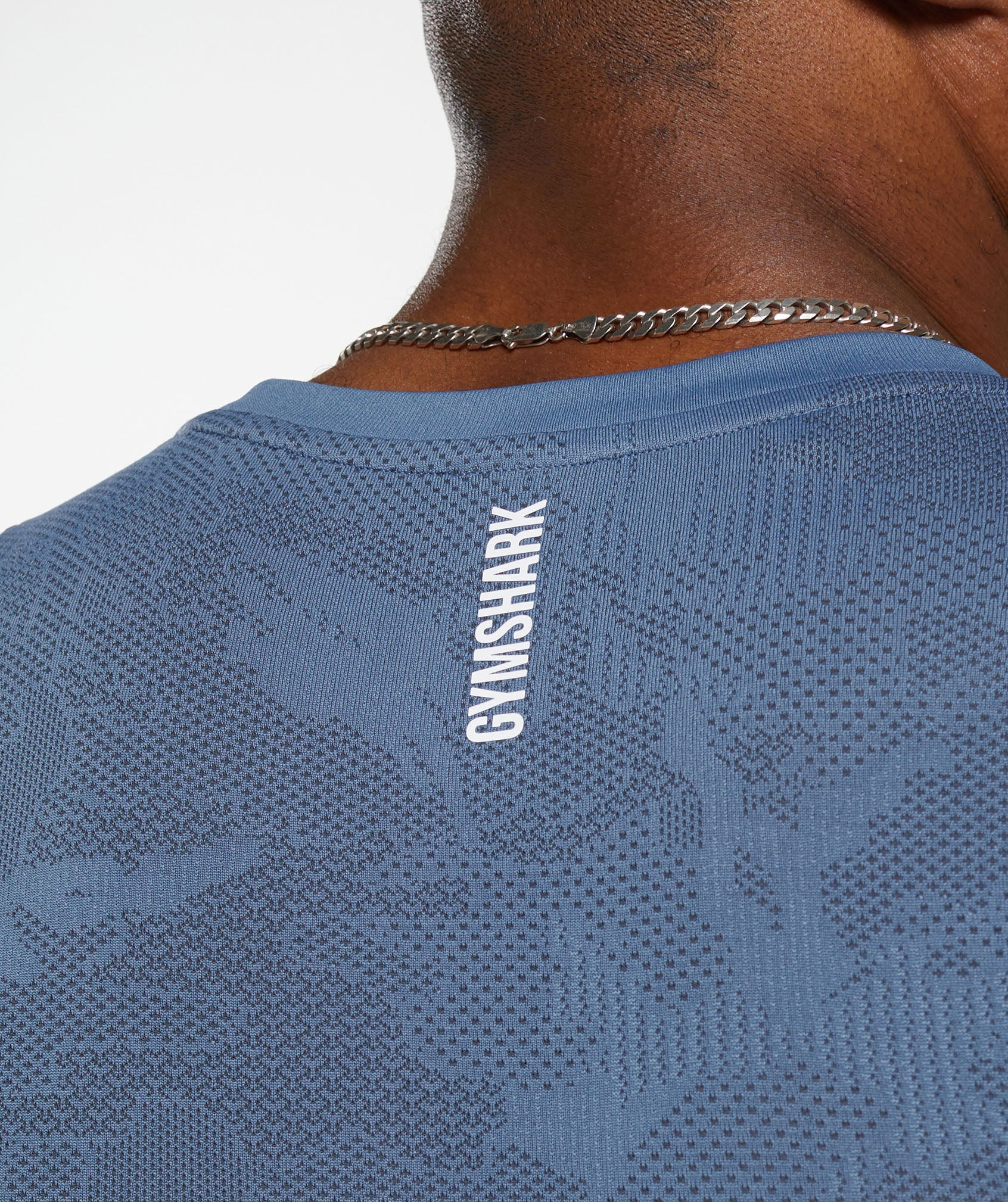 Geo Seamless Tank in Faded Blue/Titanium Blue - view 5