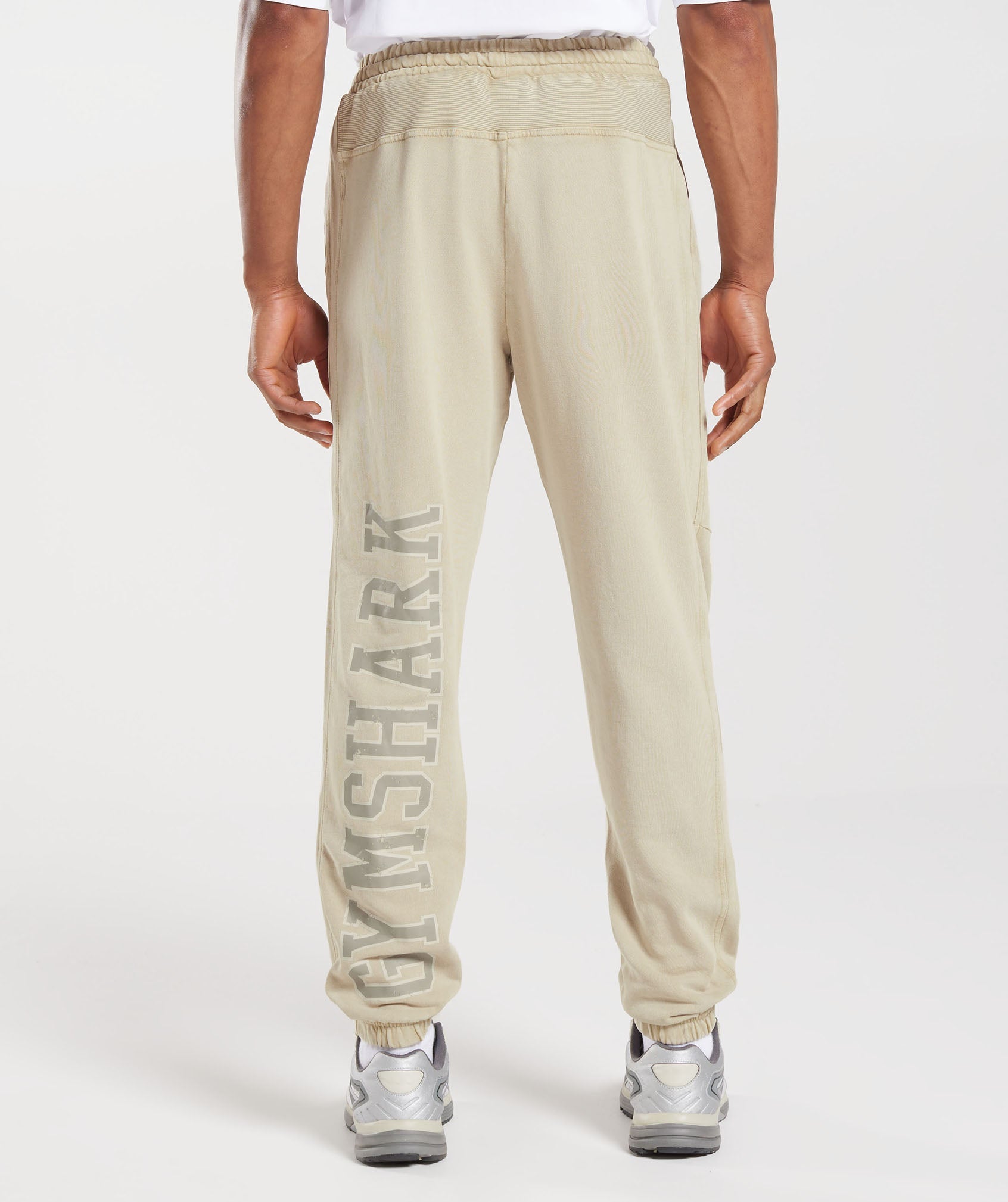 Collegiate Joggers in Pebble Grey/Acid Wash