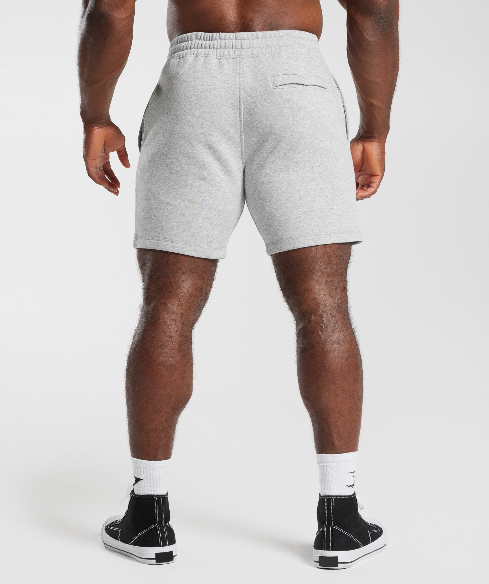 Retrowave Shorts in Light Grey Core Marl - view 2