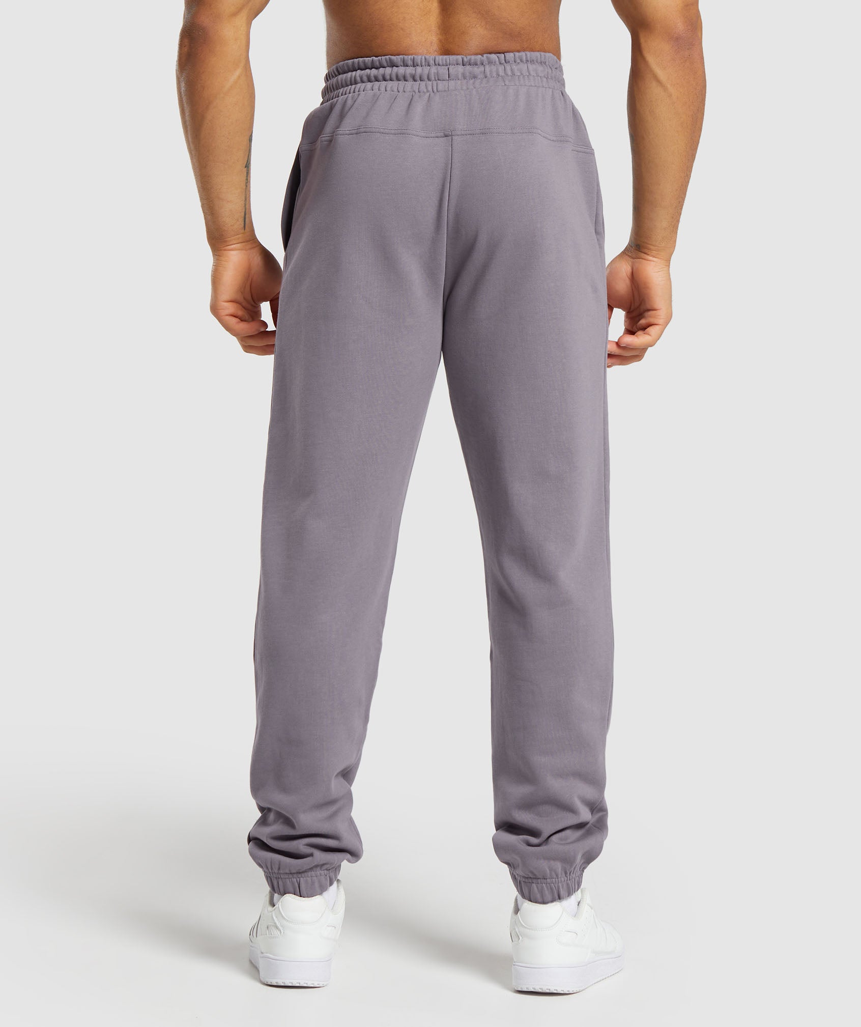 Global Lifting Oversized Essential Joggers in Fog Purple - view 2