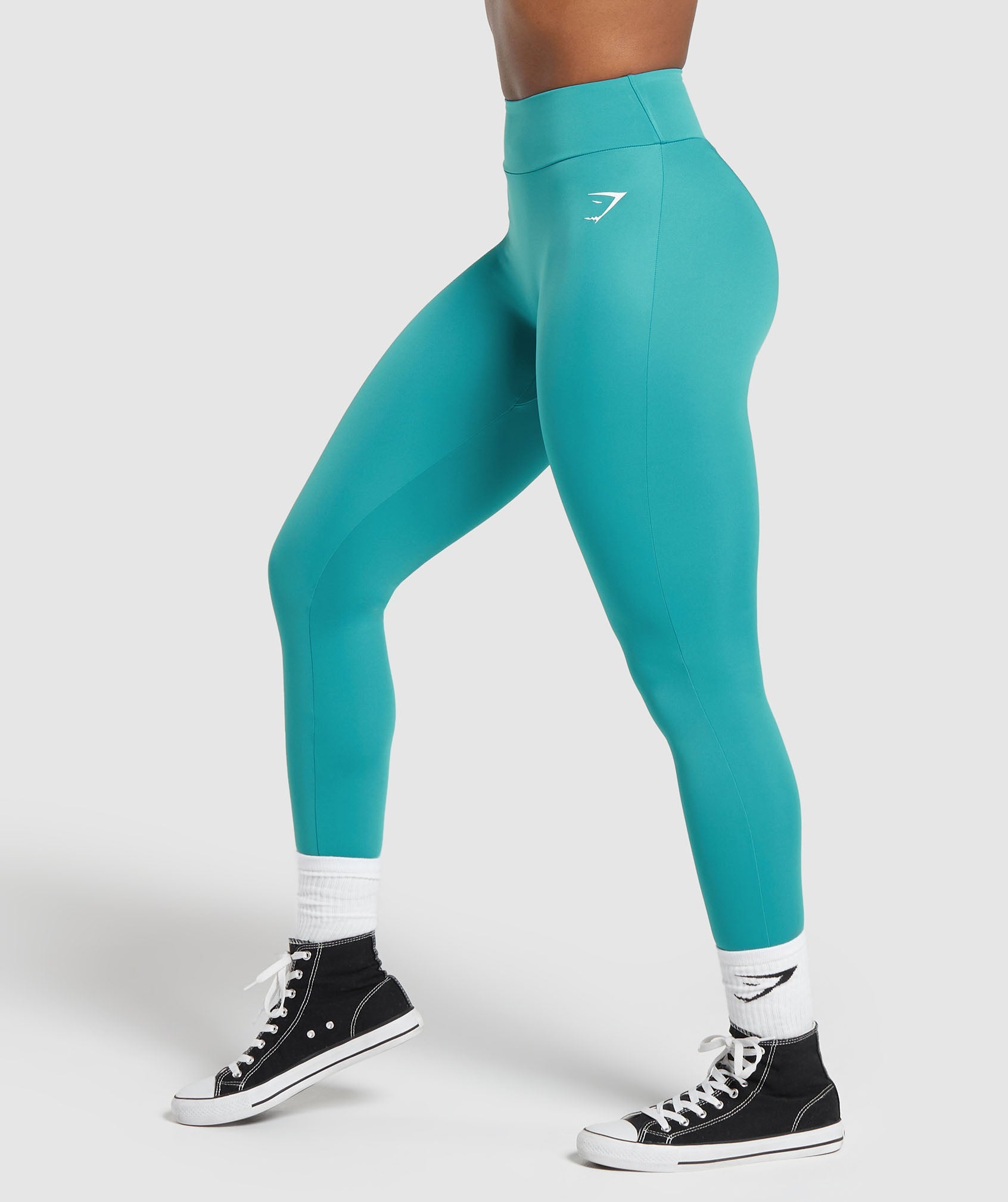 GS Power Tall Leggings in Bondi Teal - view 3