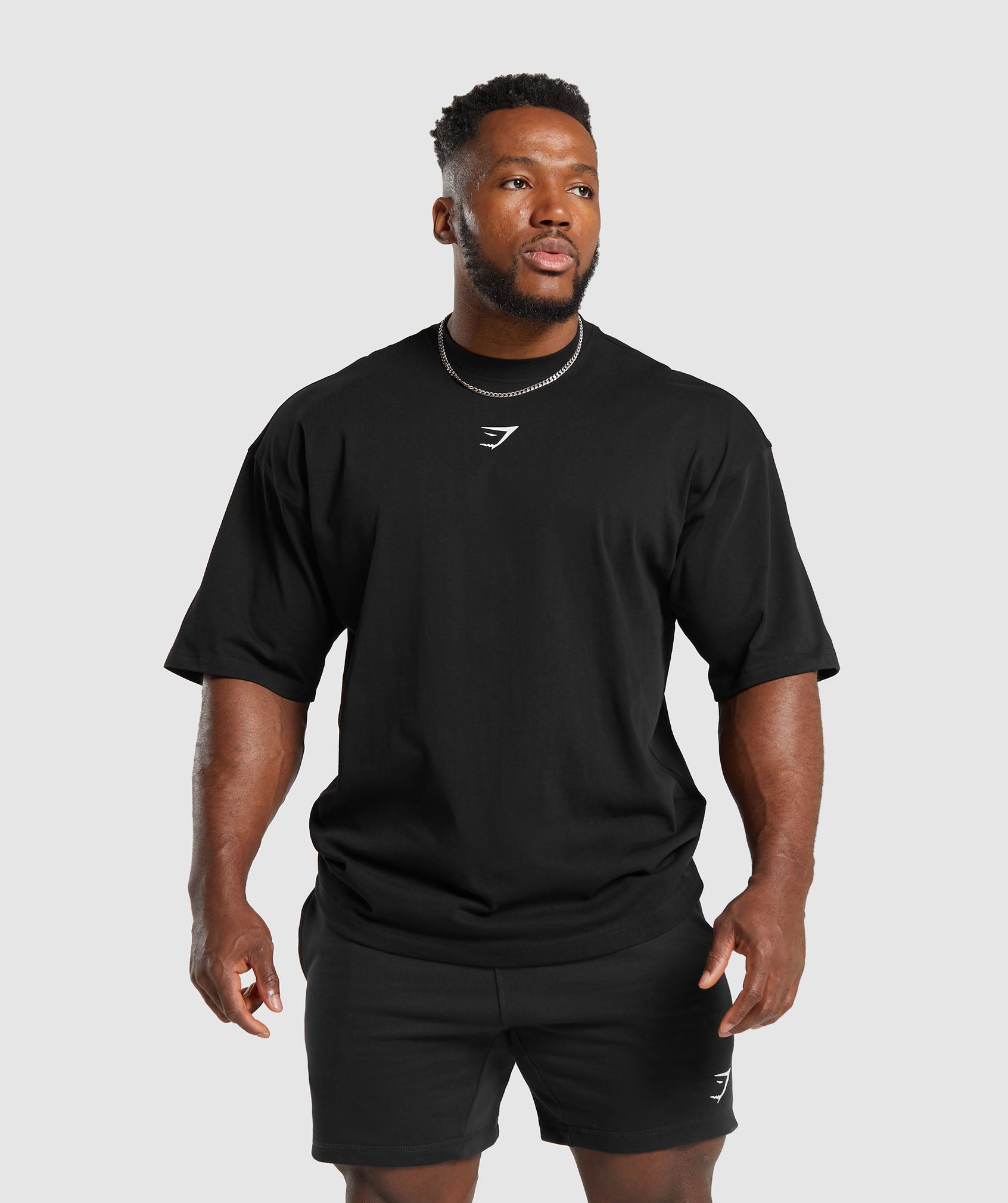 Heavy Weight Graphic T-Shirt in Black - view 2