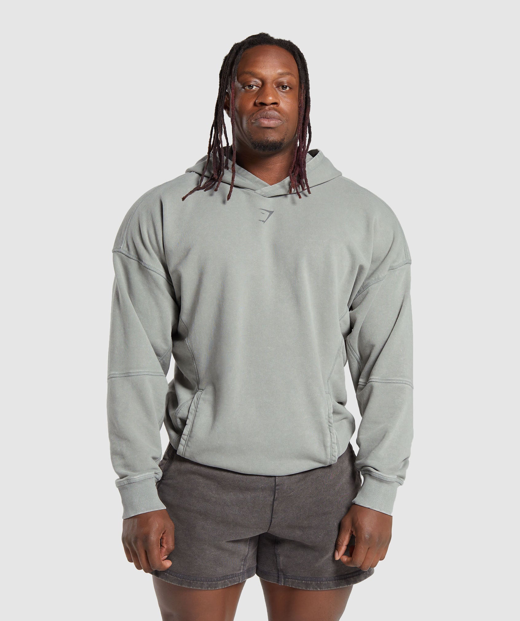 Petite Washed Grey Basic Ultimate Sweatshirt