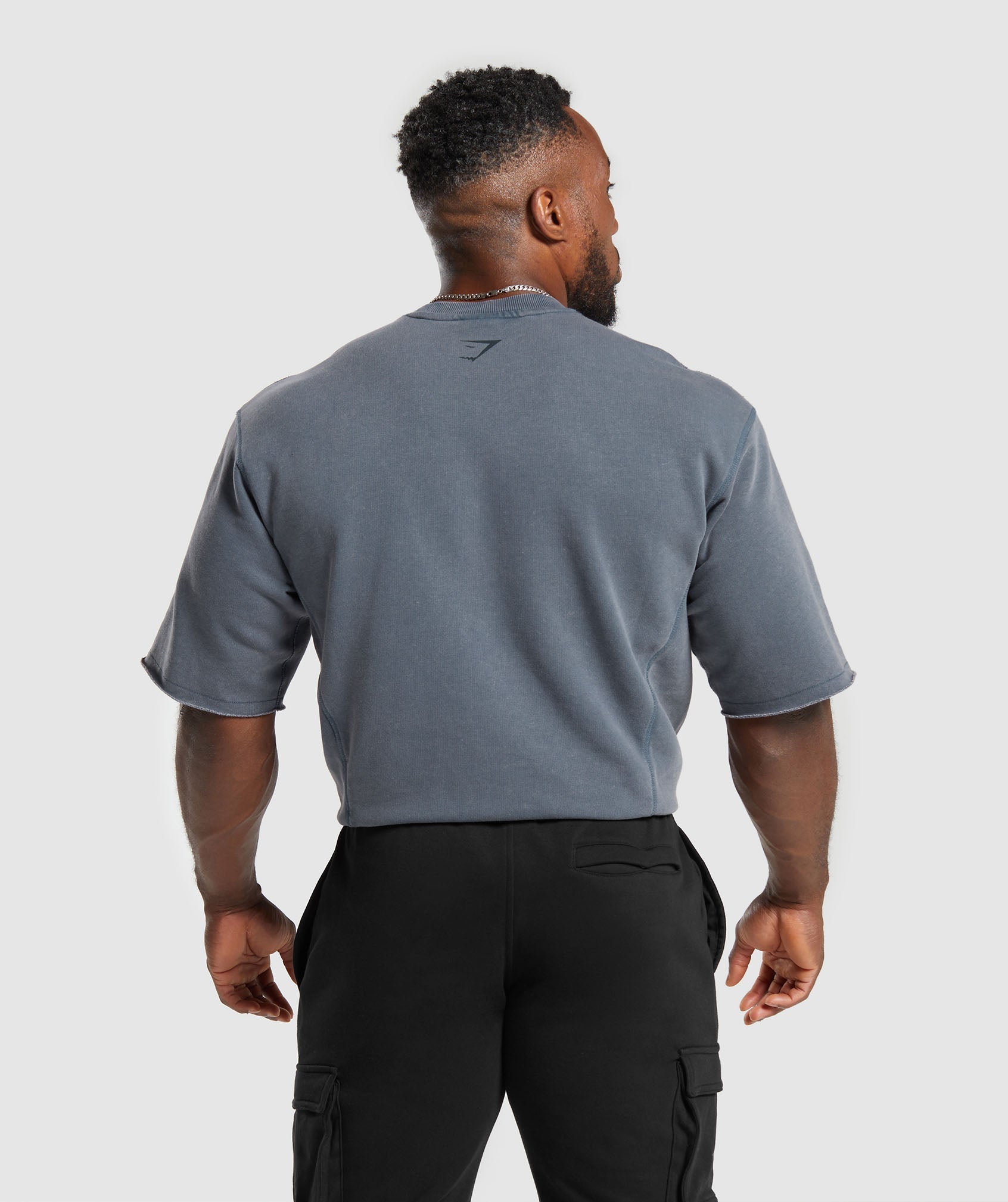 Gymshark Heritage Washed Crew - Onyx Grey