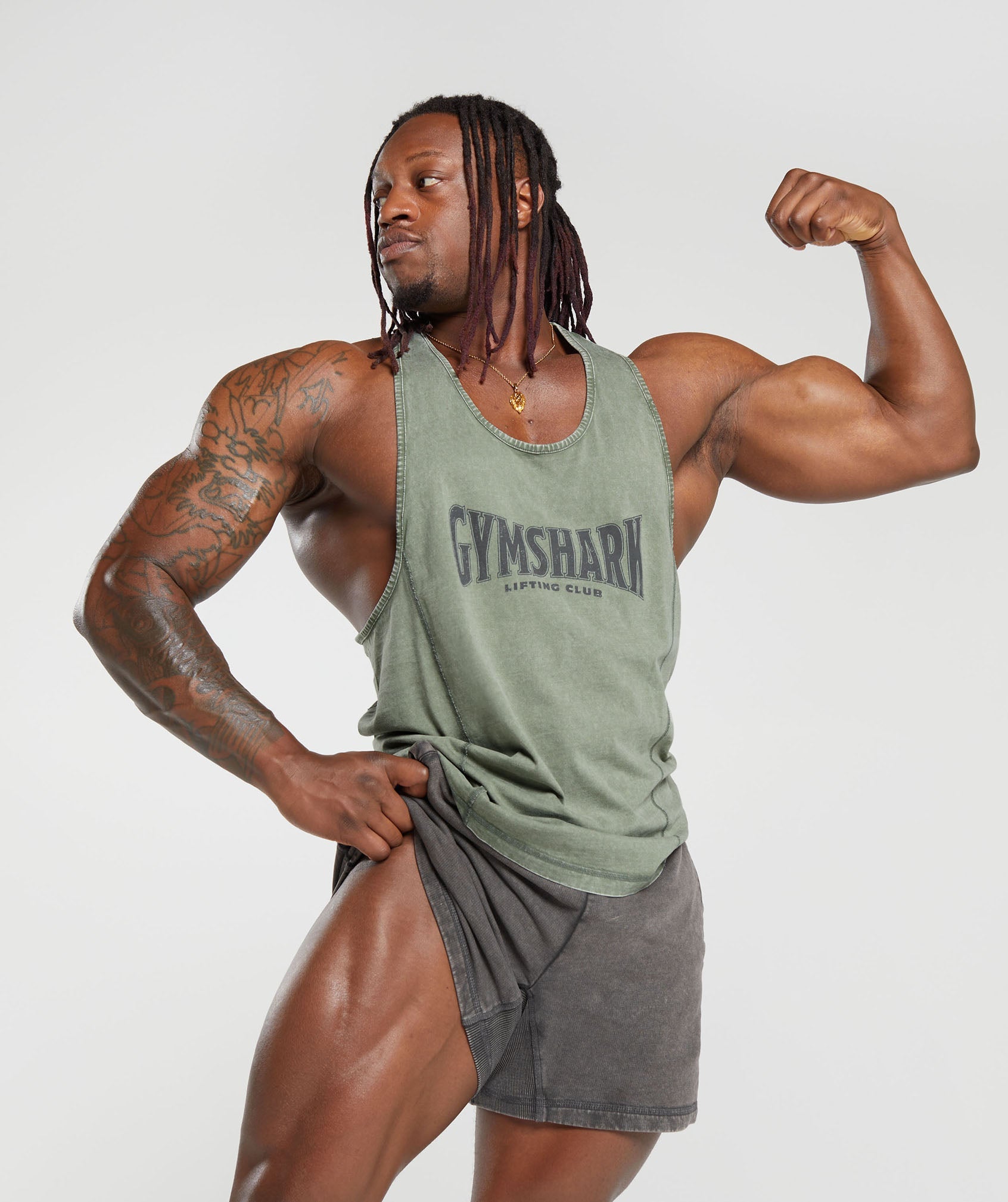 Heritage Washed Stringer in Dusk Green - view 7