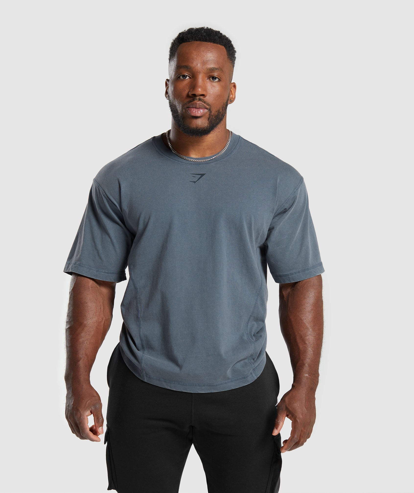 Gymshark Heritage Washed Crew - Onyx Grey