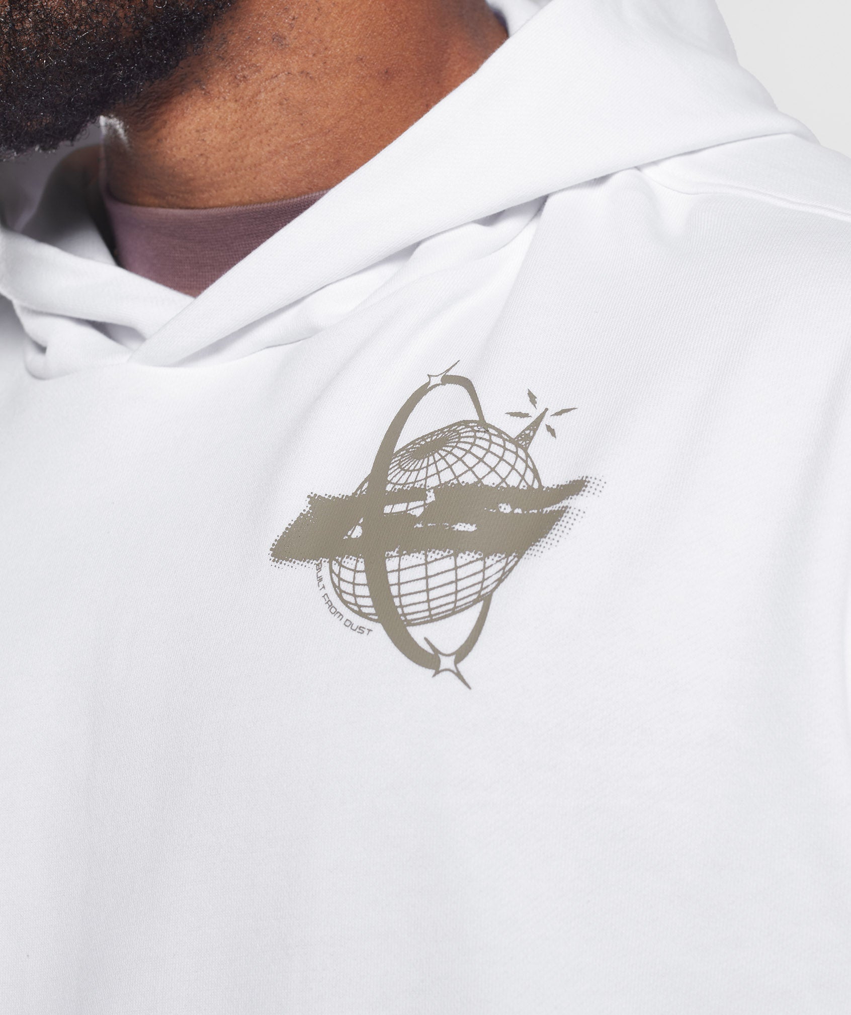 Gymshark Crest Hoodie - White