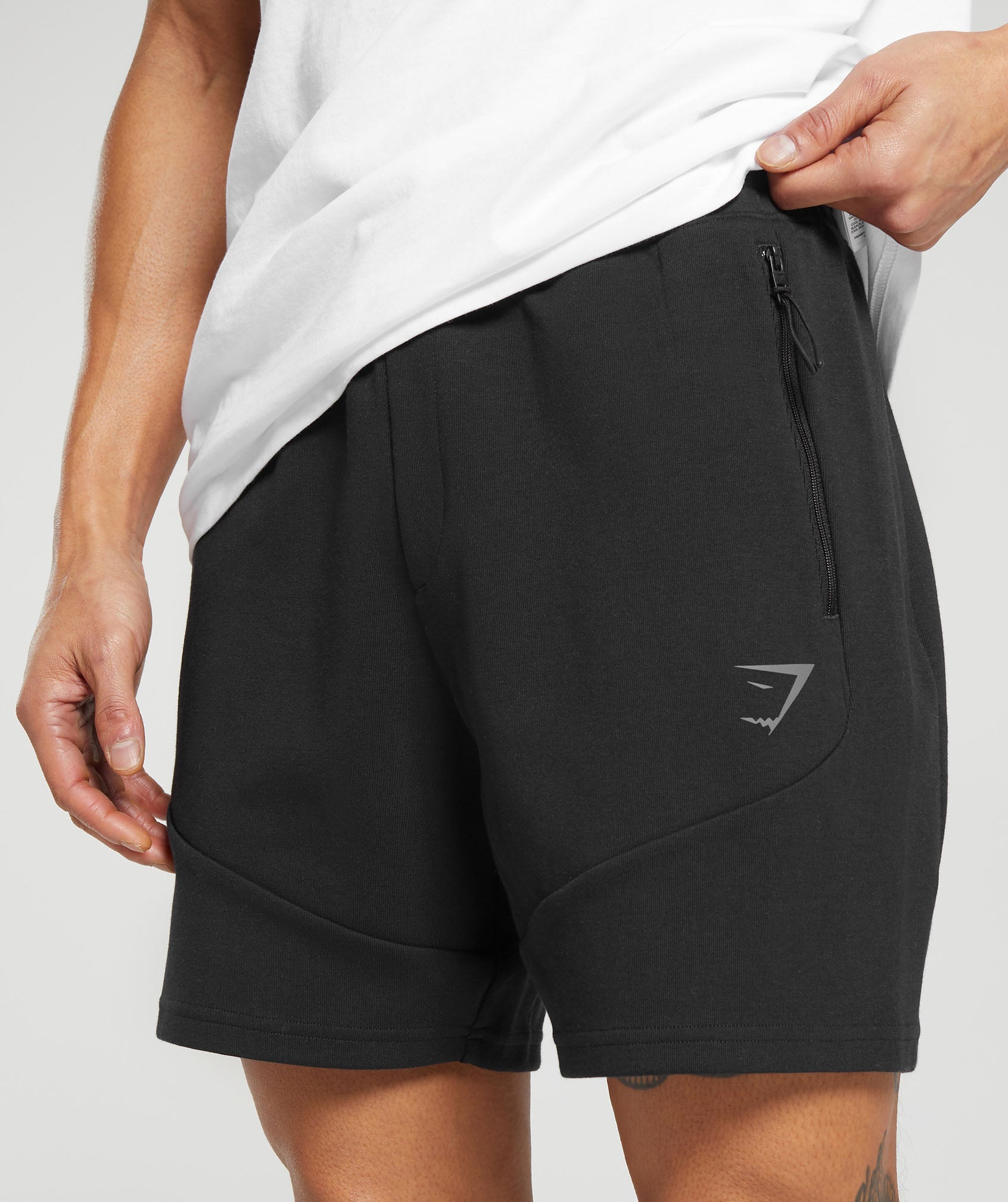 Interlock Tech 6" Shorts in Black - view 6