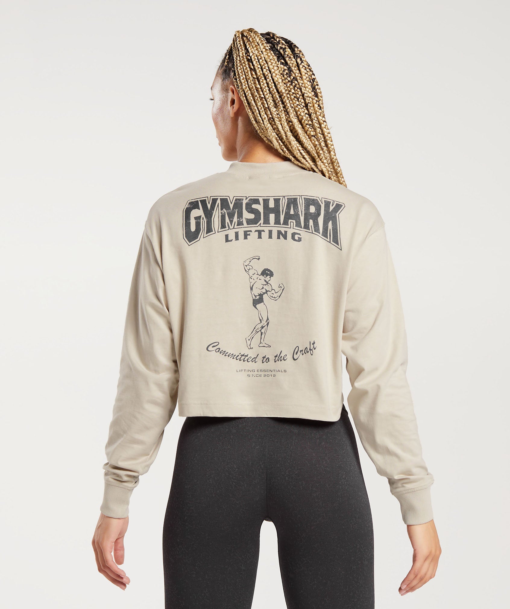 Committed To The Craft Long Sleeve Top in Brown - view 1