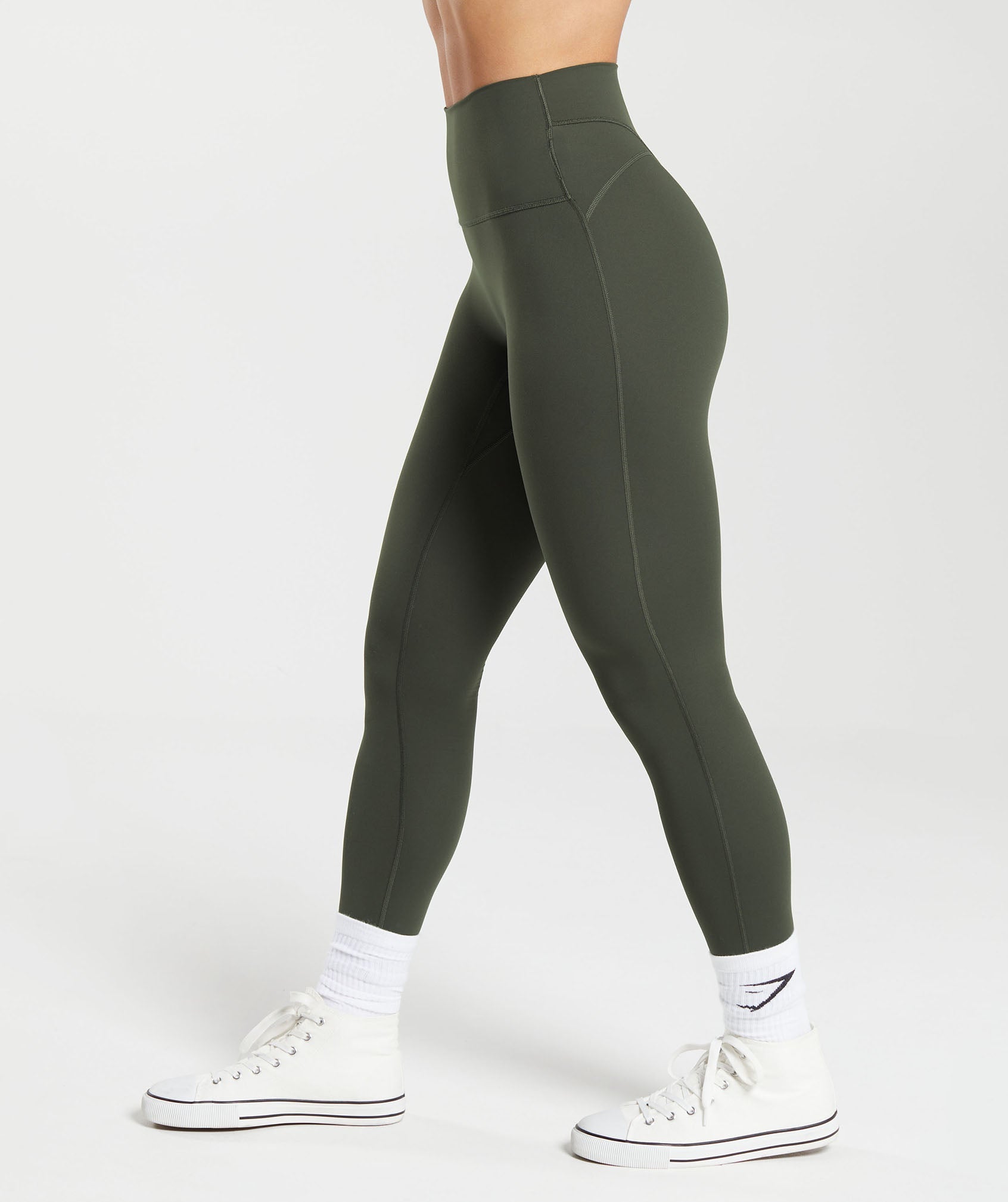 GYMSHARK WOMEN'S ENERGY+ Seamless Leggings Olive Green Size Extra Small EUR  35,01 - PicClick FR