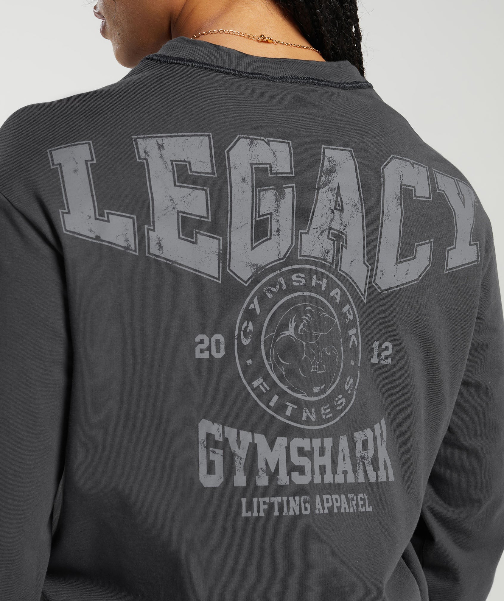 Legacy Long Sleeve Top in Asphalt Grey - view 5