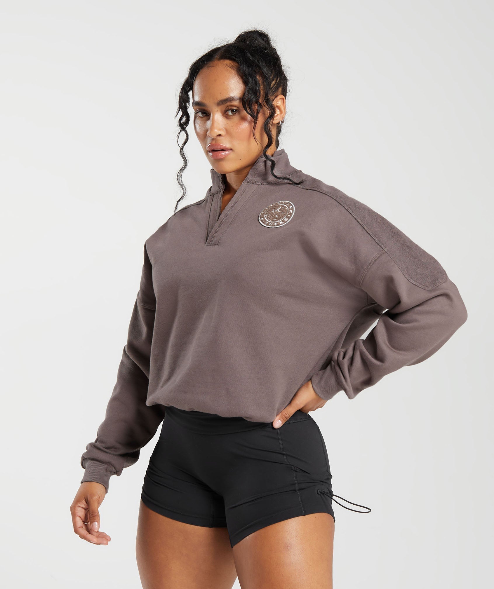 Legacy Oversized Sweatshirt in Walnut Mauve - view 3