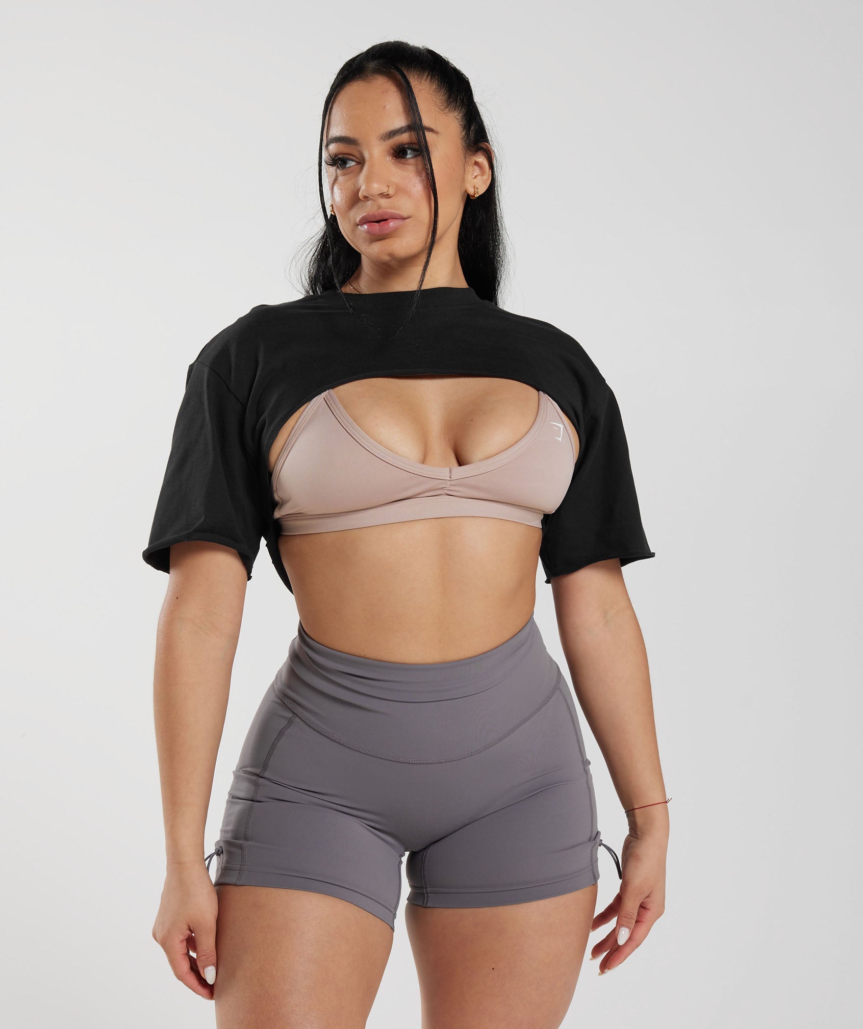 Legacy Shrug Top in Black