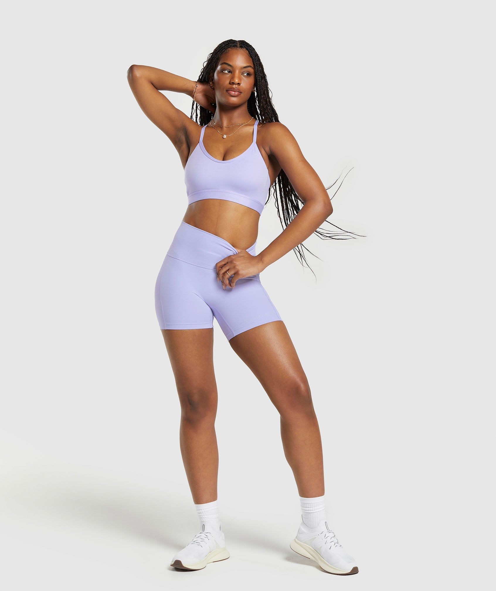 GS x Libby Sports Bra in Powdered Lilac - view 4