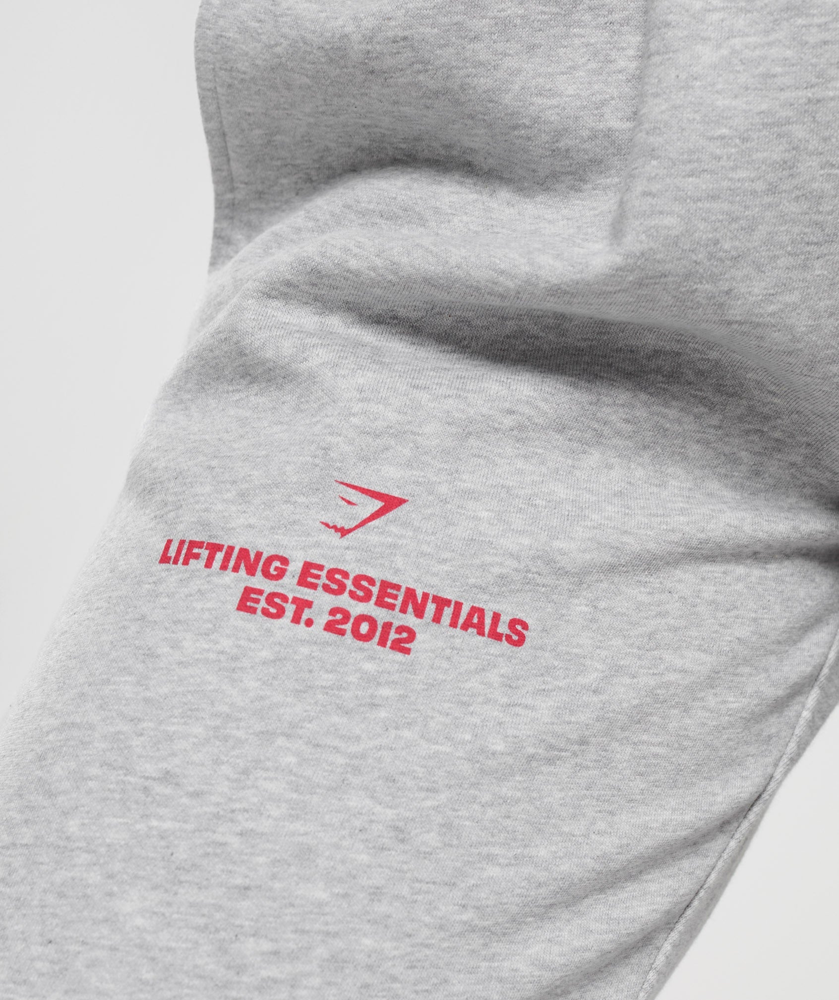 Lifting Essentials Graphic Joggers in Light Grey Core Marl - view 6