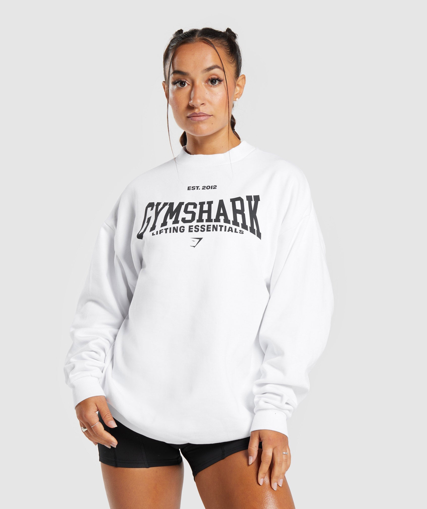 Lifting Essentials Graphic Oversized Sweatshirt