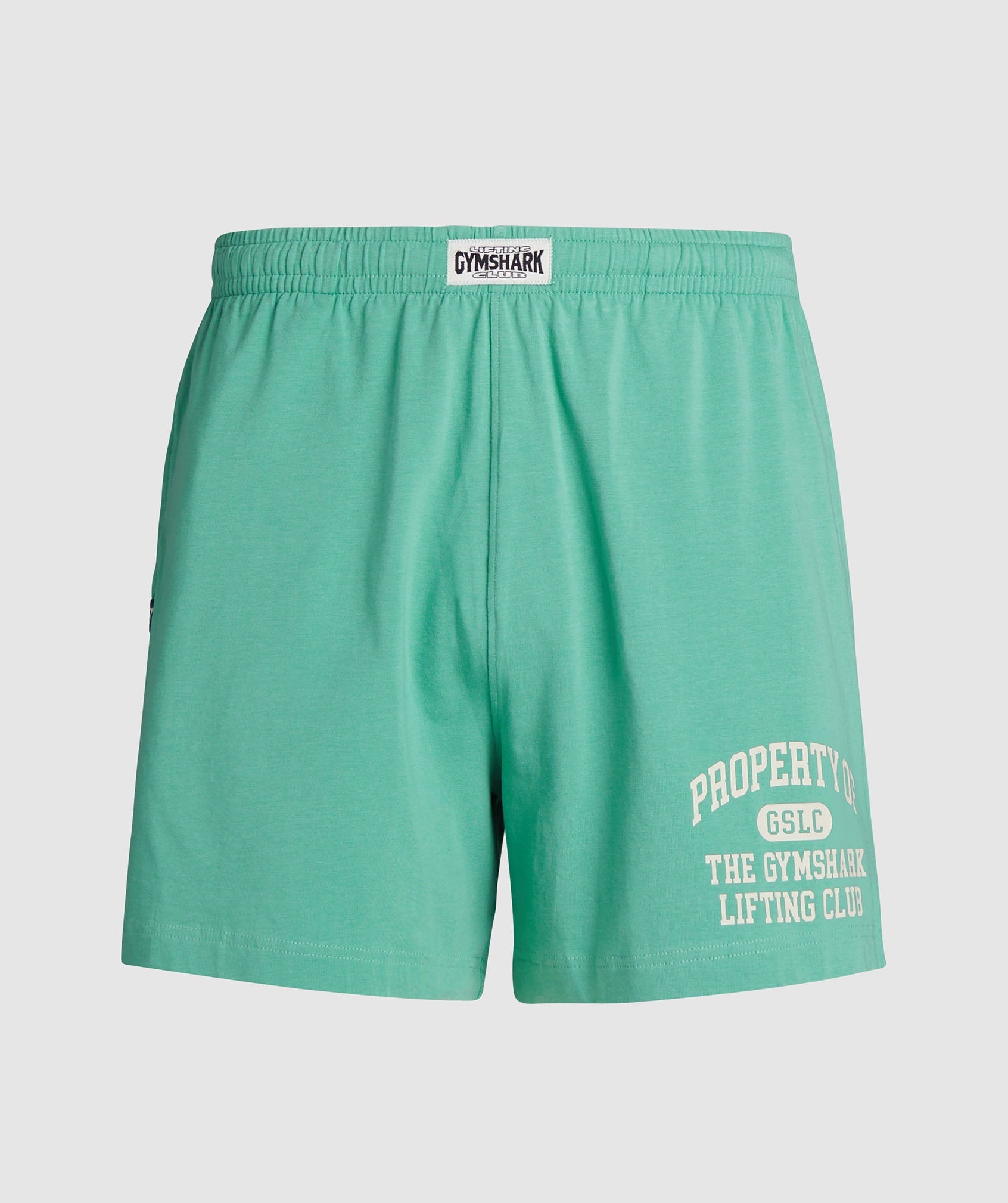 Lightweight Jersey Shorts in Lagoon Green - view 9