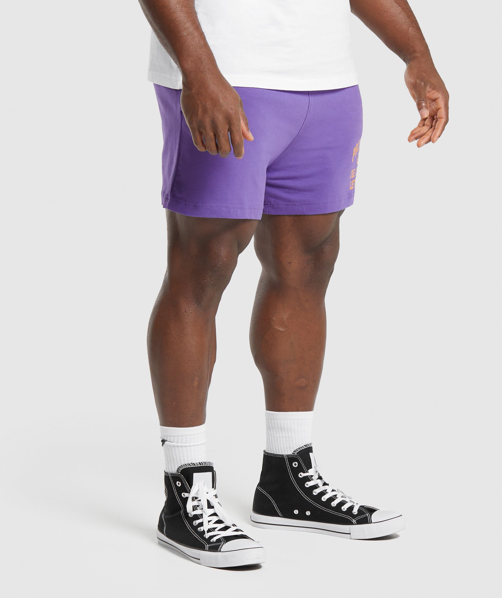 Lightweight Jersey Shorts in Stellar Purple - view 3