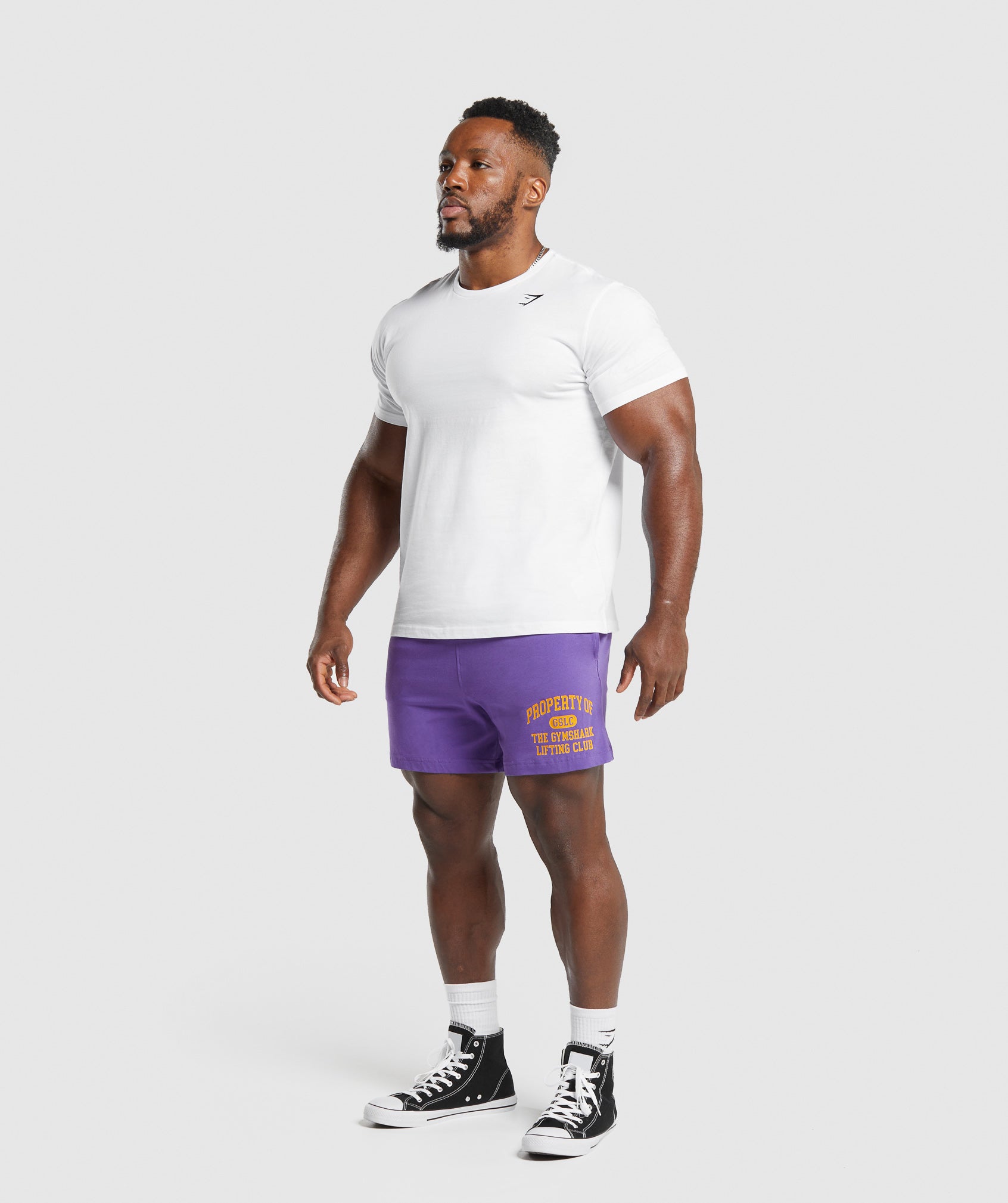 Lightweight Jersey Shorts in Stellar Purple - view 5