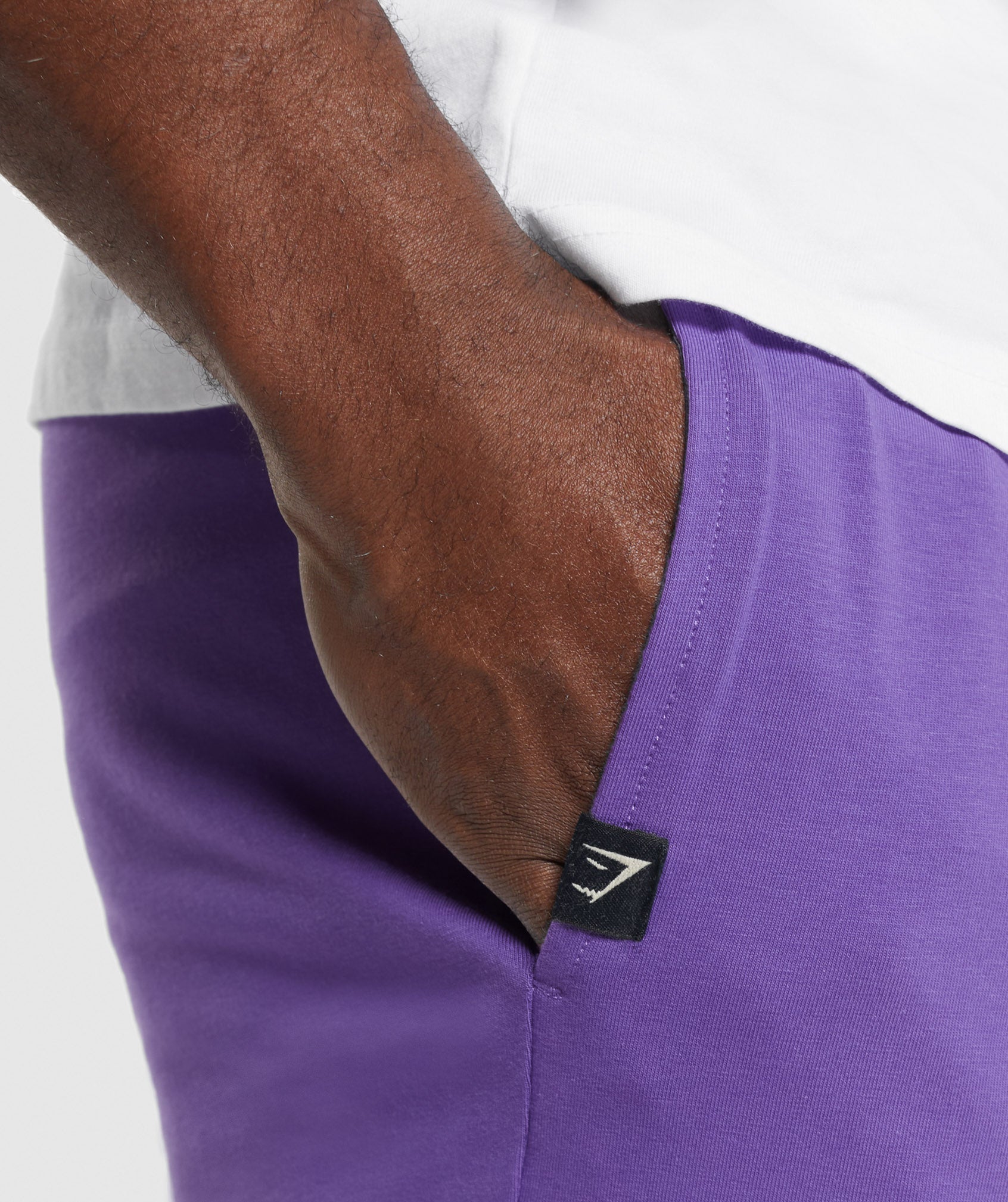 Lightweight Jersey Shorts in Stellar Purple - view 4