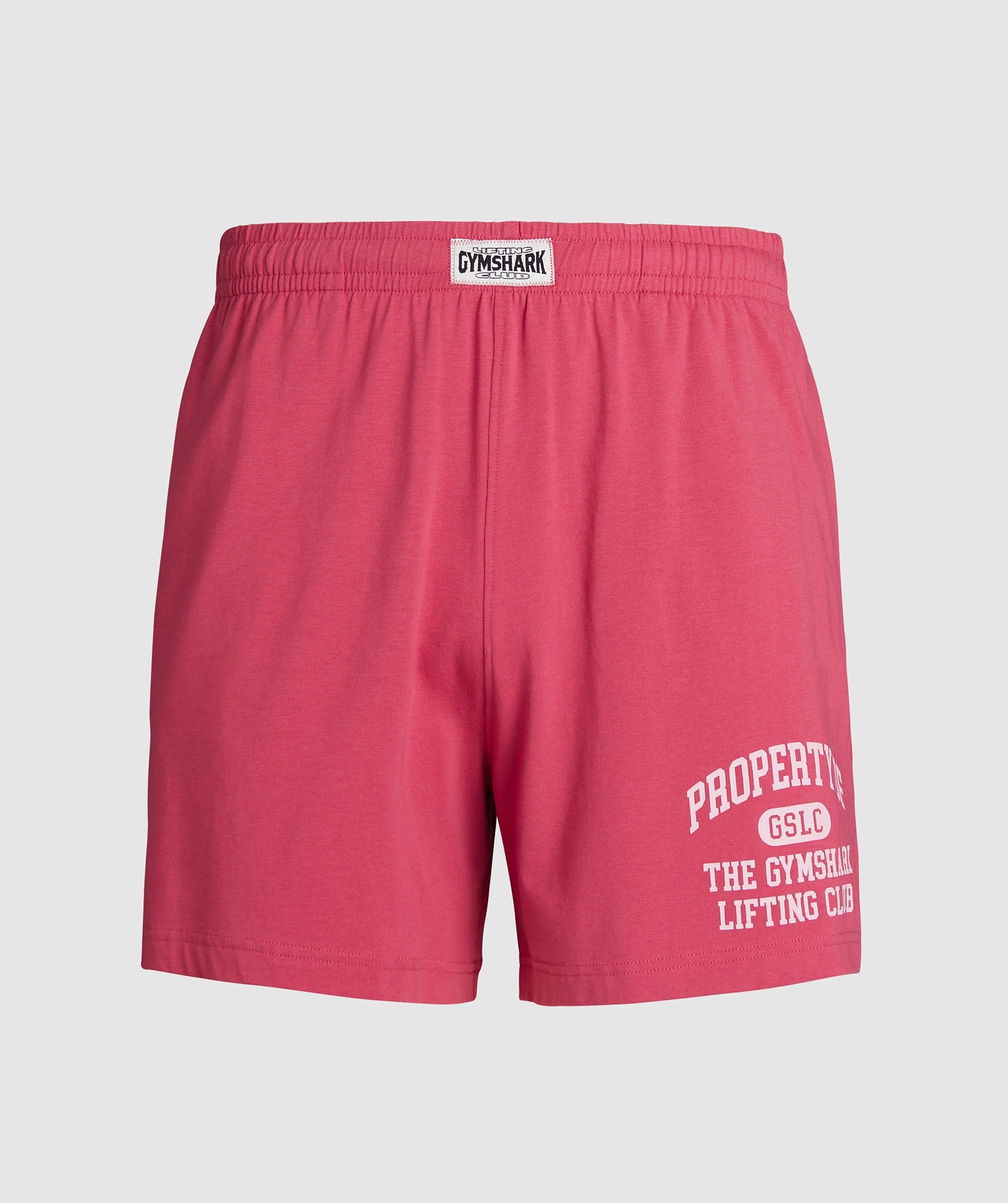 Lightweight Jersey Shorts in Vintage Pink - view 9