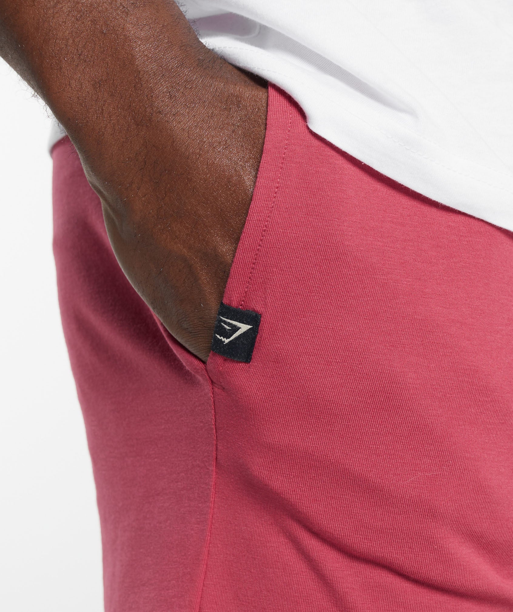 Lightweight Jersey Shorts in Vintage Pink - view 8
