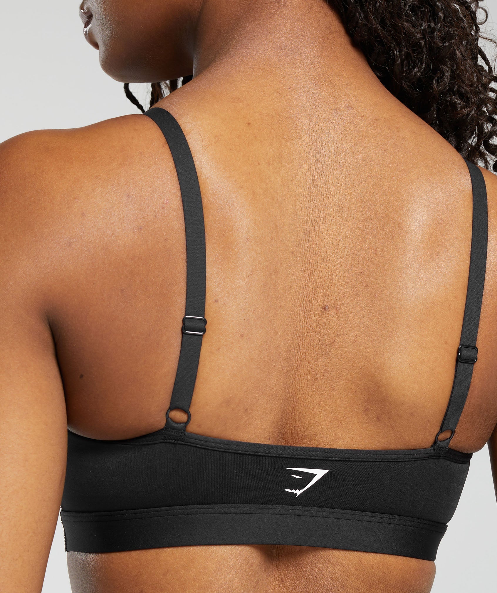 Mesh Sports Bra in Black - view 6