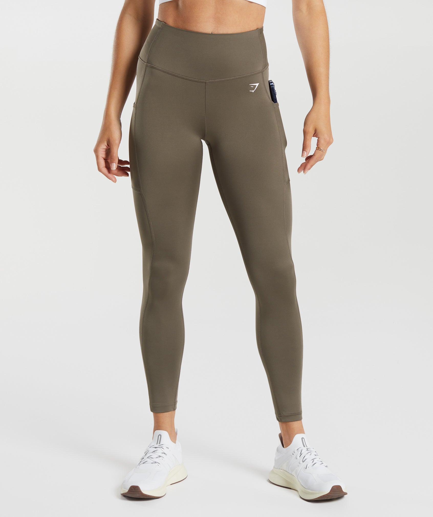 Essential Leggings with Pockets - Buff