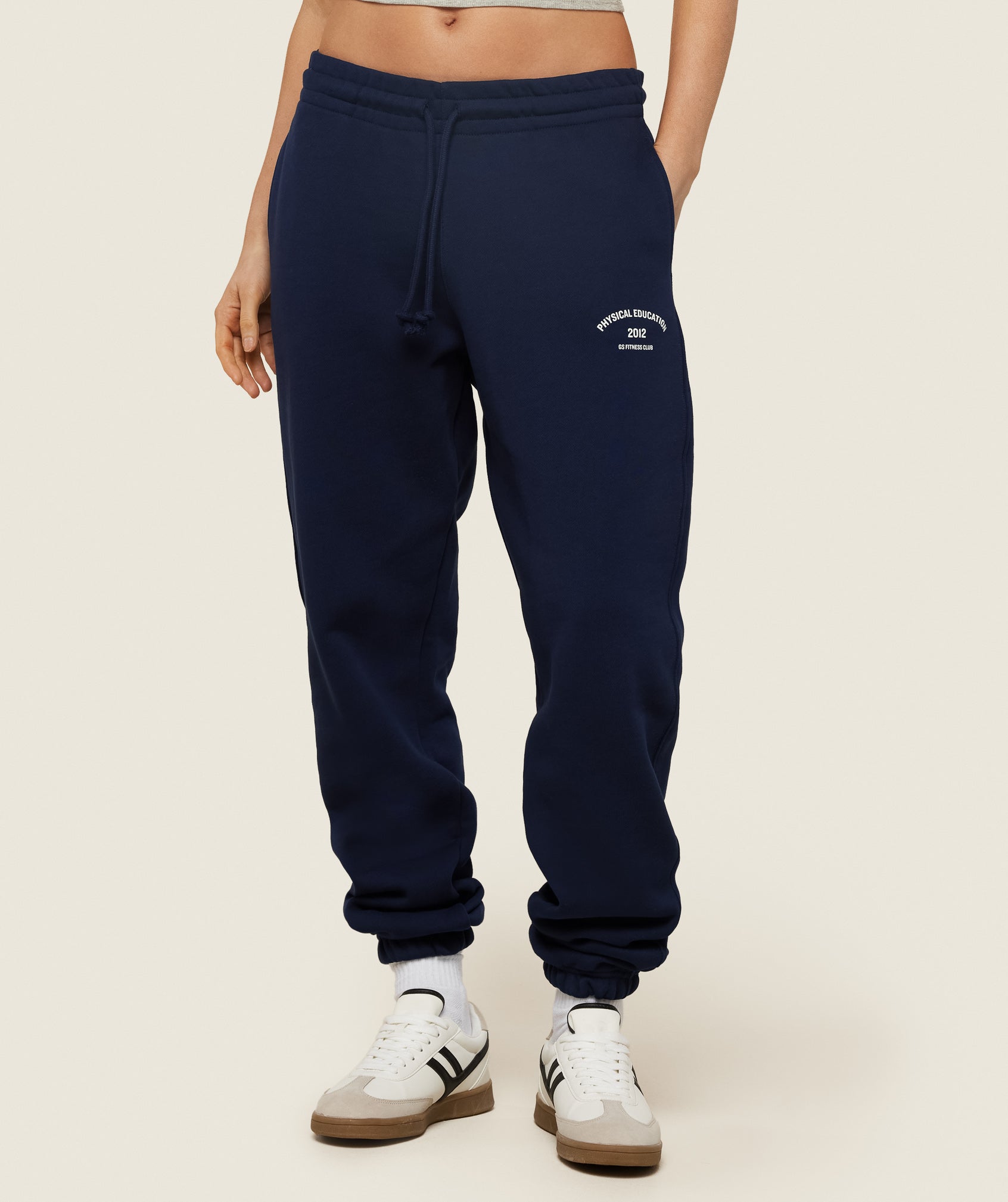 Phys Ed Graphic Sweatpants in Blue