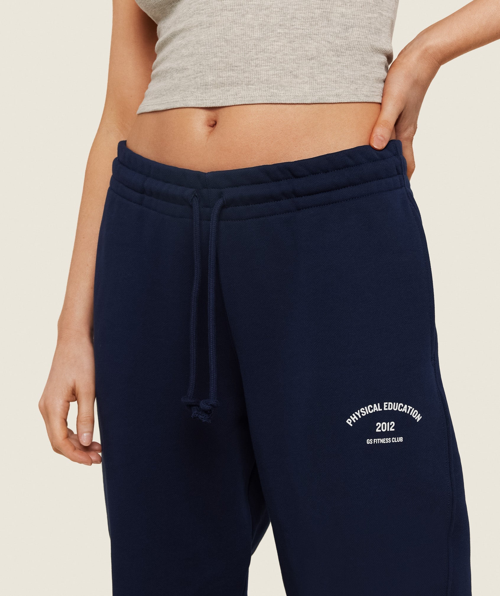 Phys Ed Graphic Sweatpants in Blue - view 3