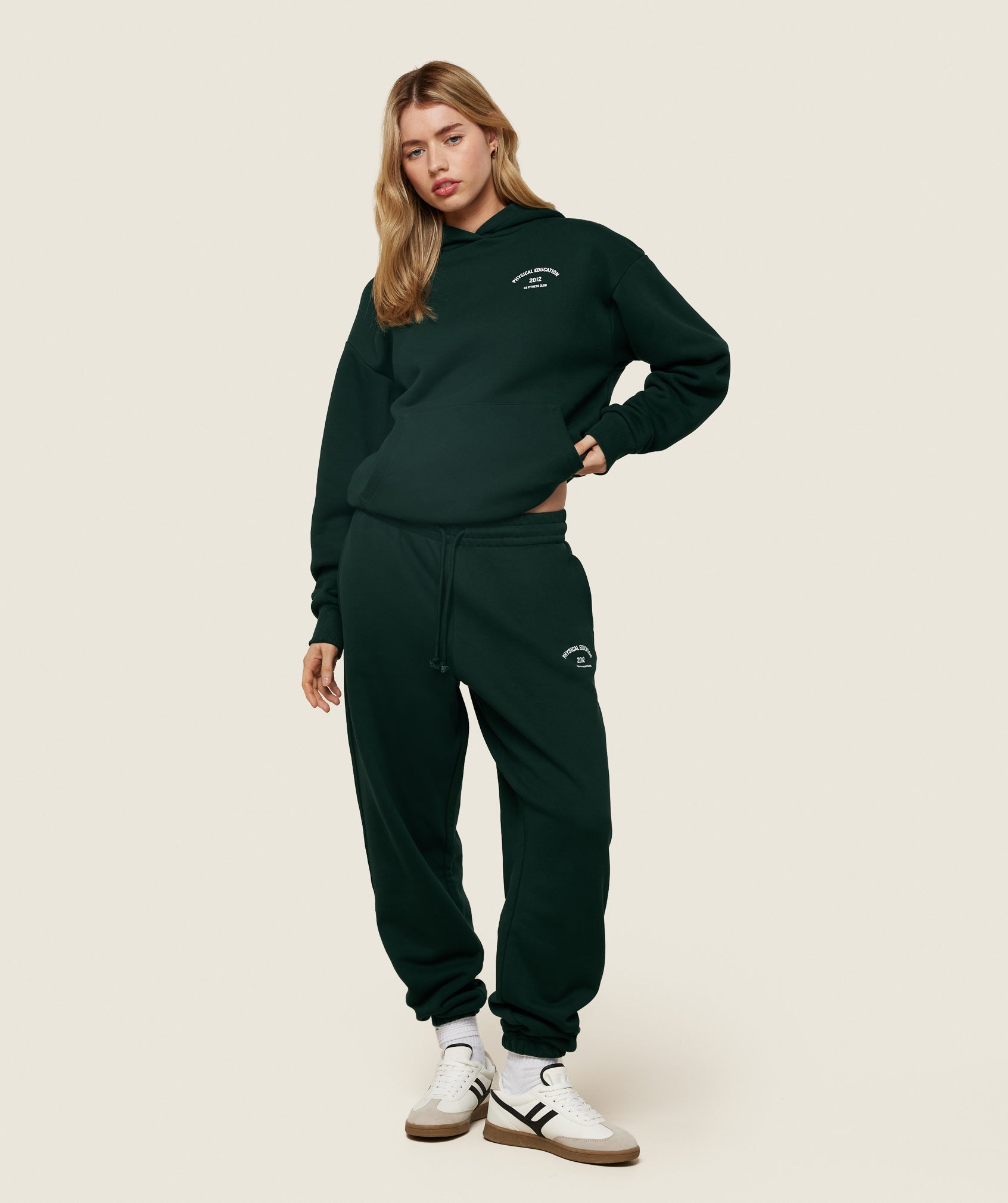 Phys Ed Graphic Sweatpants in Green - view 2