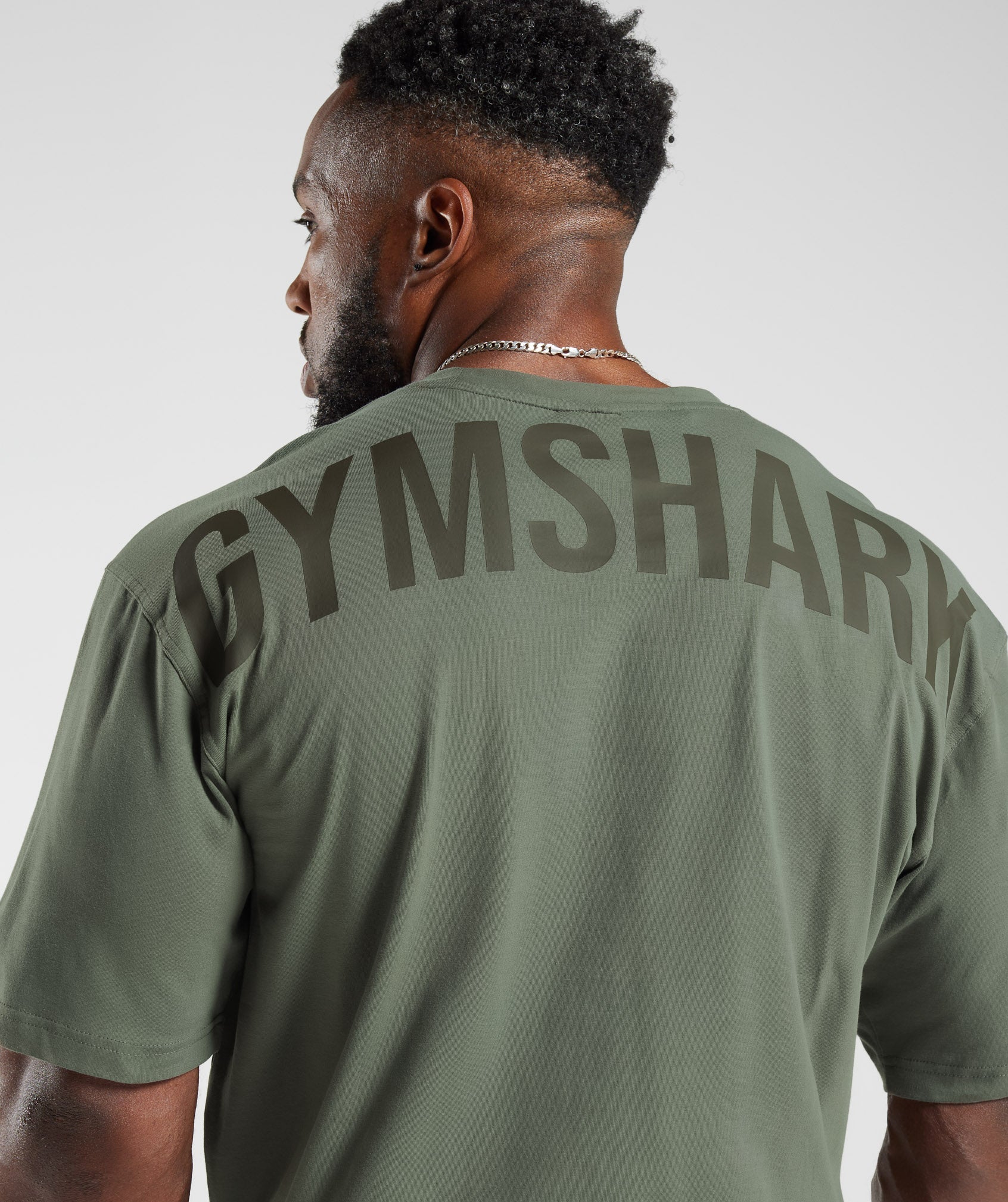 Gymshark Legacy Washed Long Sleeve Top - Dusk Green/Acid Wash