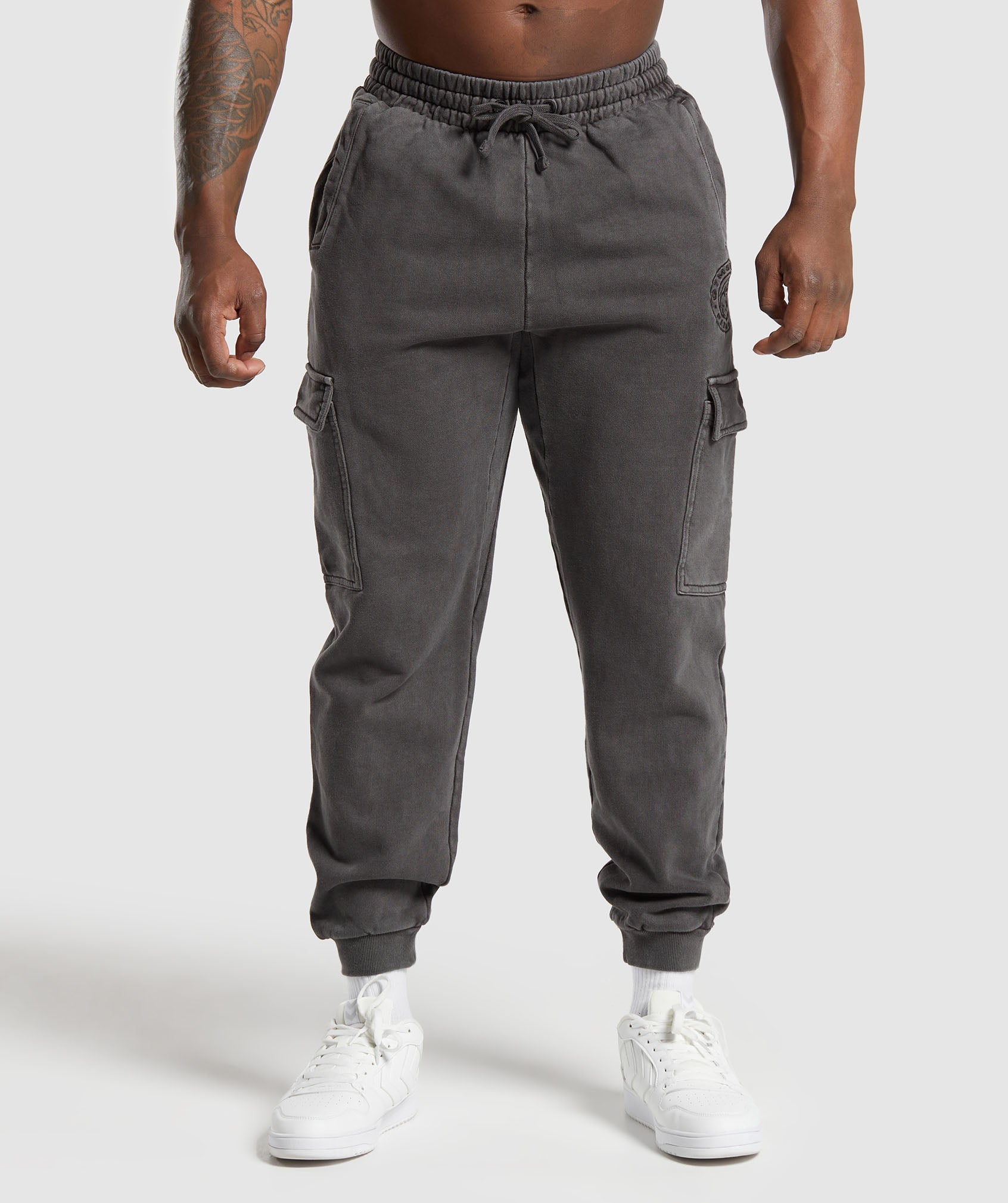 Premium Legacy Cargo Pants in Black - view 1