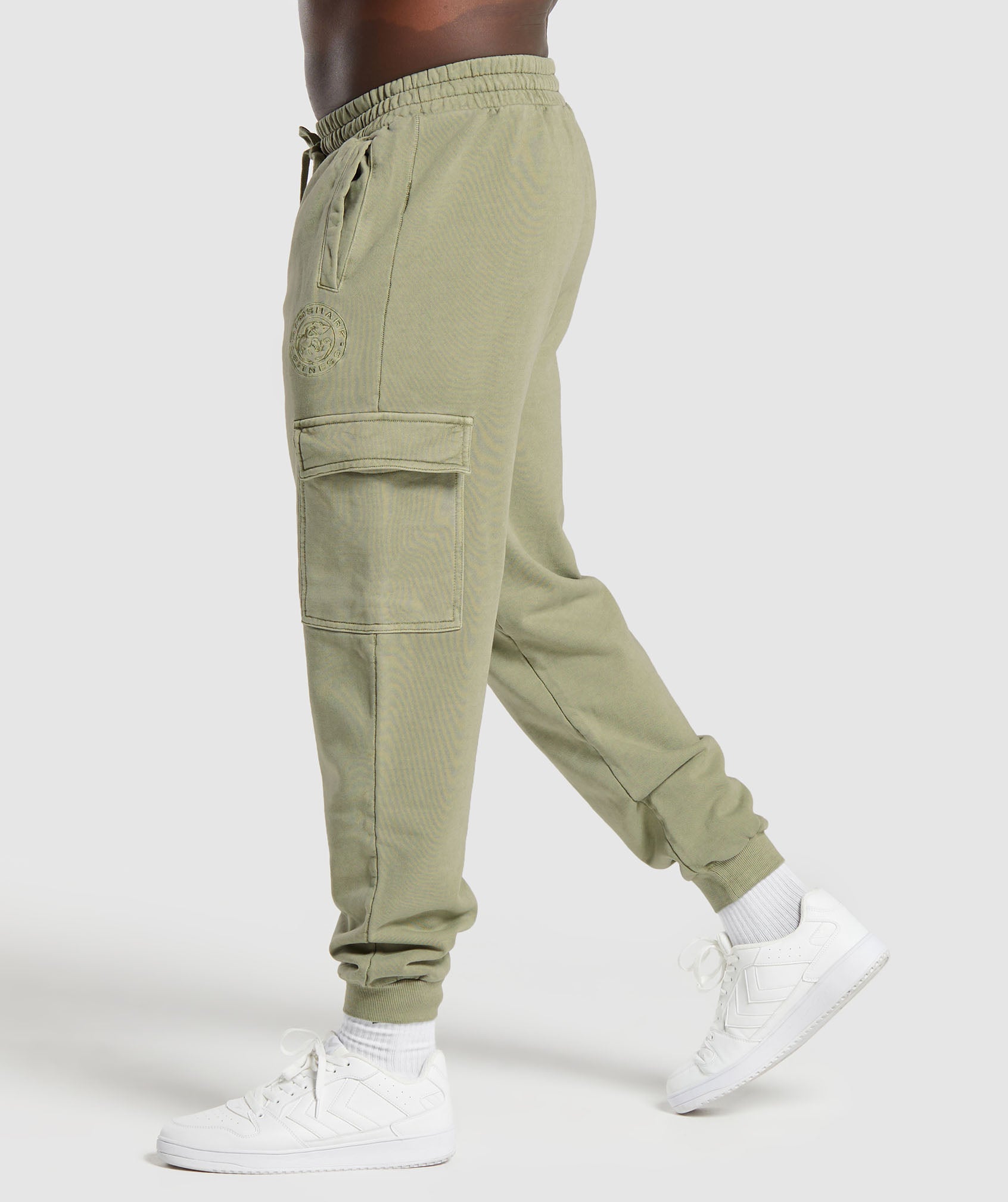 Premium Legacy Cargo Pants in Natural Sage Green - view 3