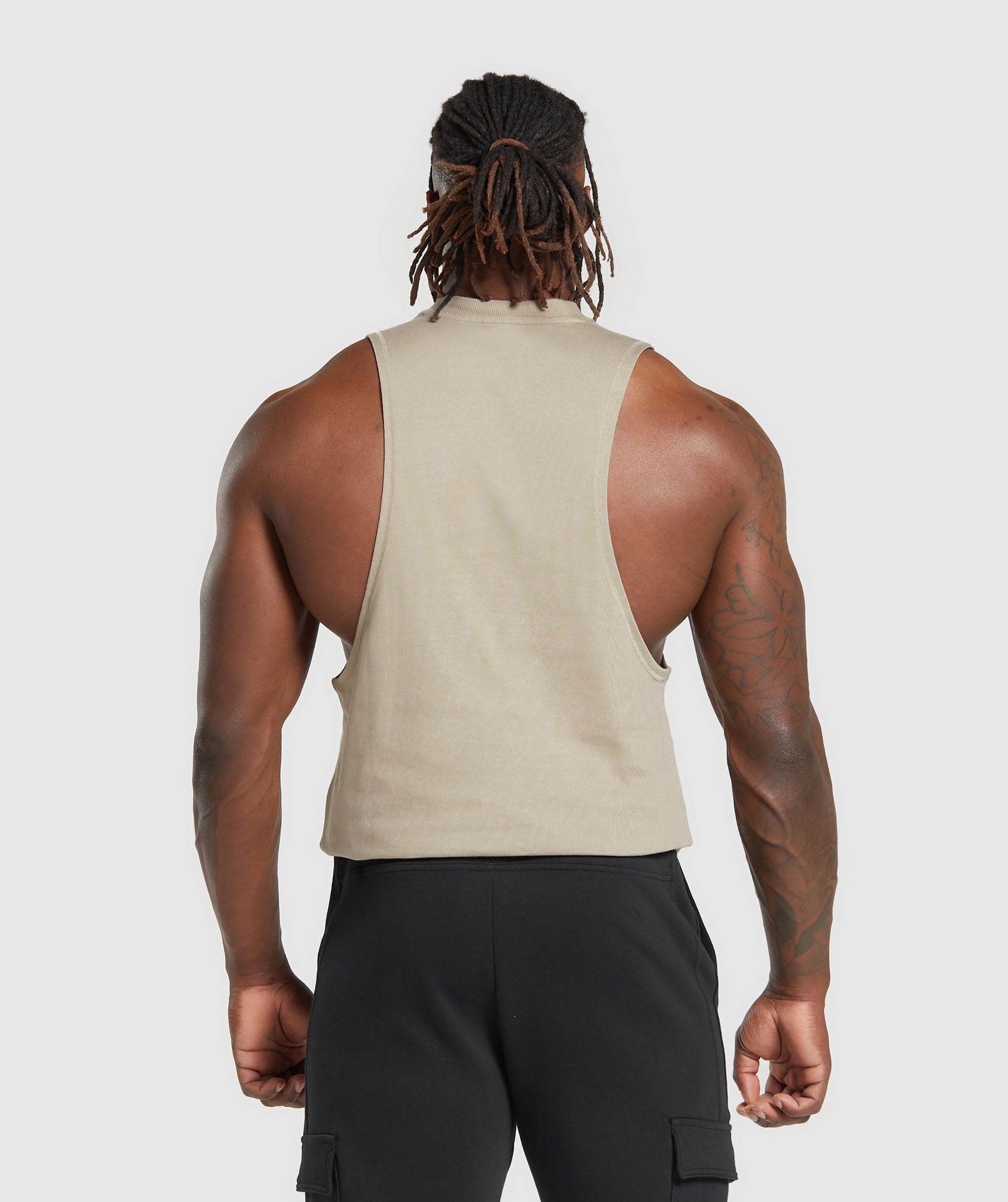 Gymshark Legacy Short Sleeve Crop Hoodie - Light Grey Marl