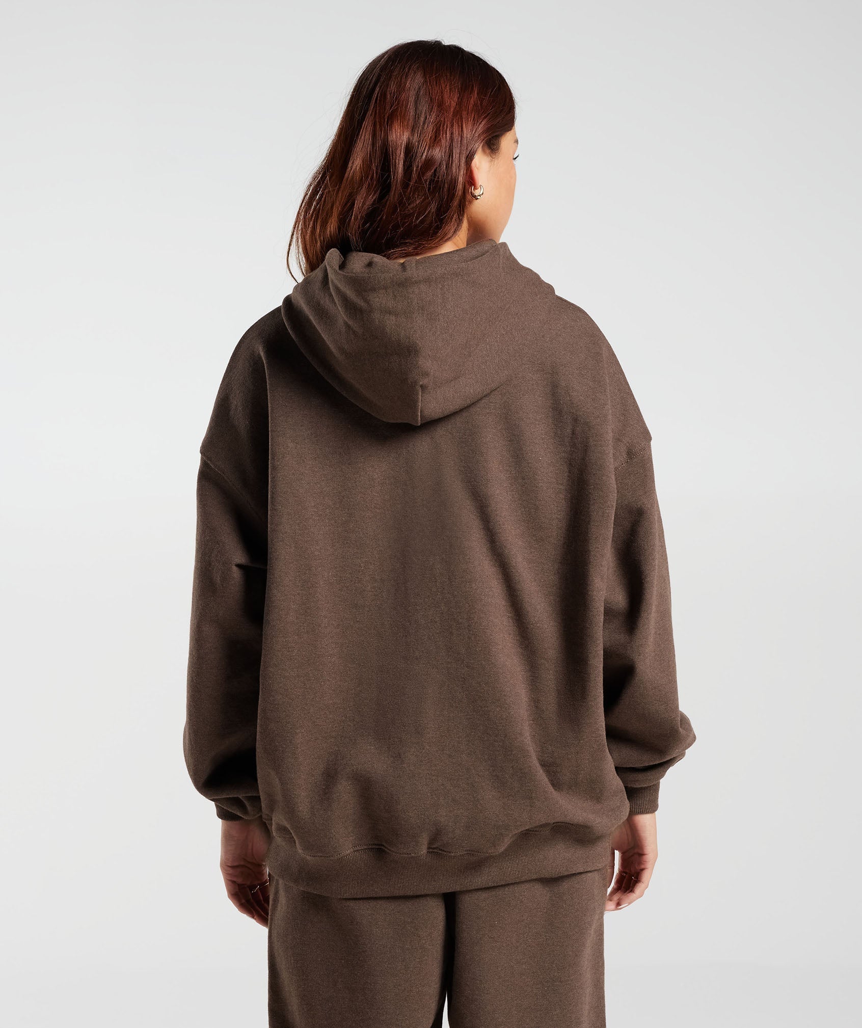 Rest Day Sweats Hoodie in Cozy Brown Marl - view 3