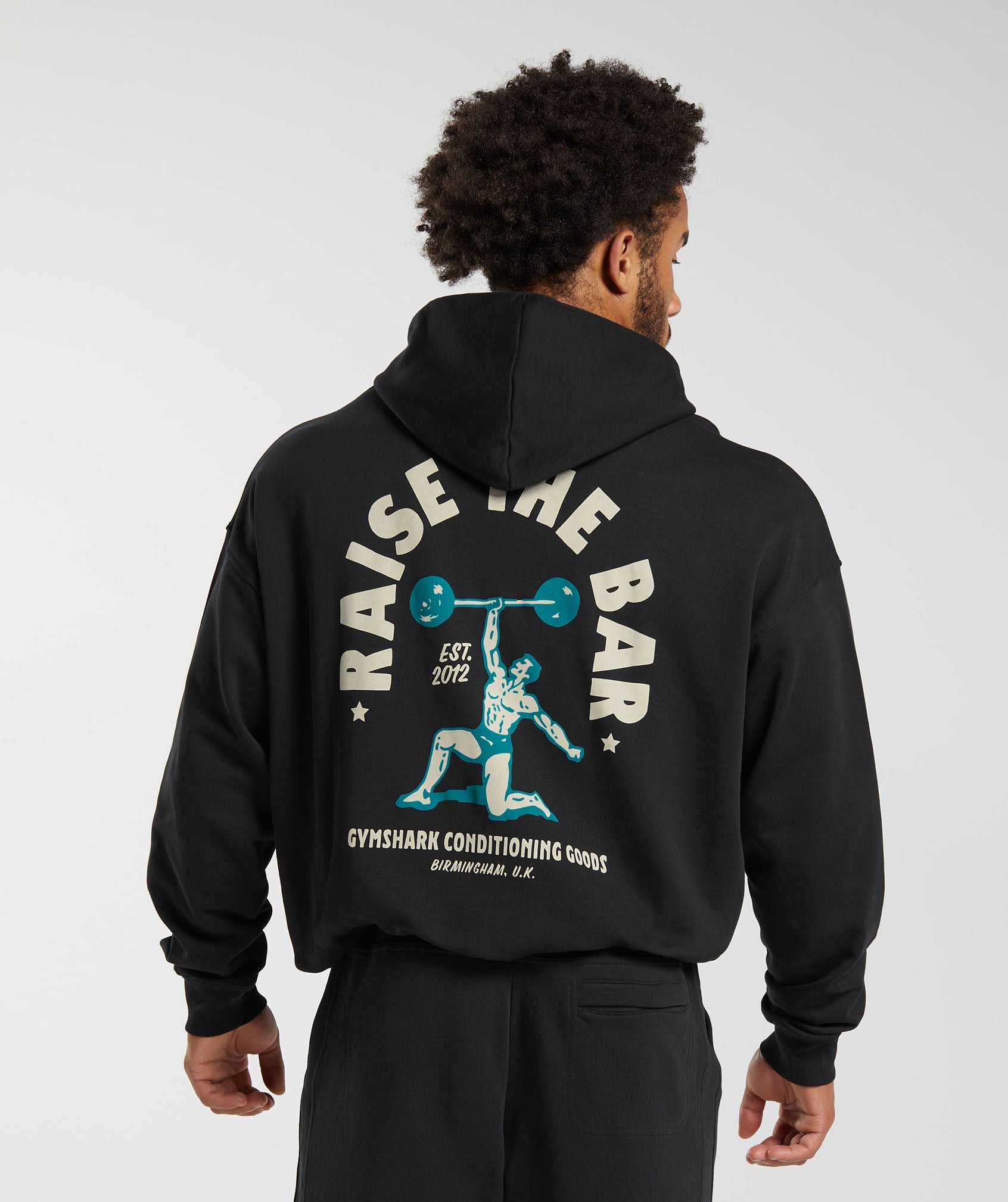 Raise the Bar Hoodie in Black - view 1