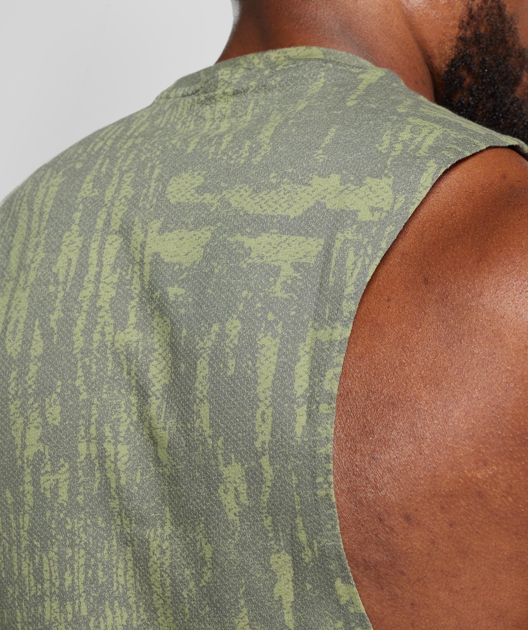 React Drop Arm Tank in Dusk Green - view 5