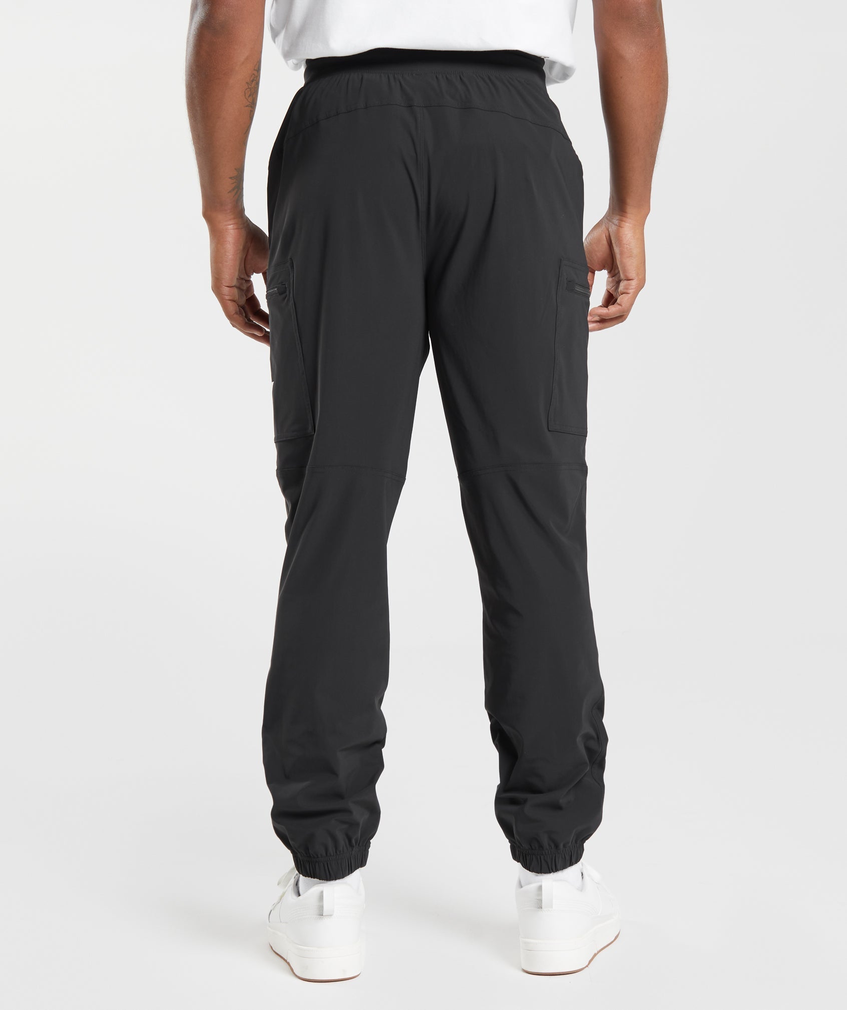 Hfyihgf Mens Fashion Joggers Sports Pants Casual Cotton Cargo Pants Gym  Sweatpants Trousers Mens Long Pant(Black,XL)