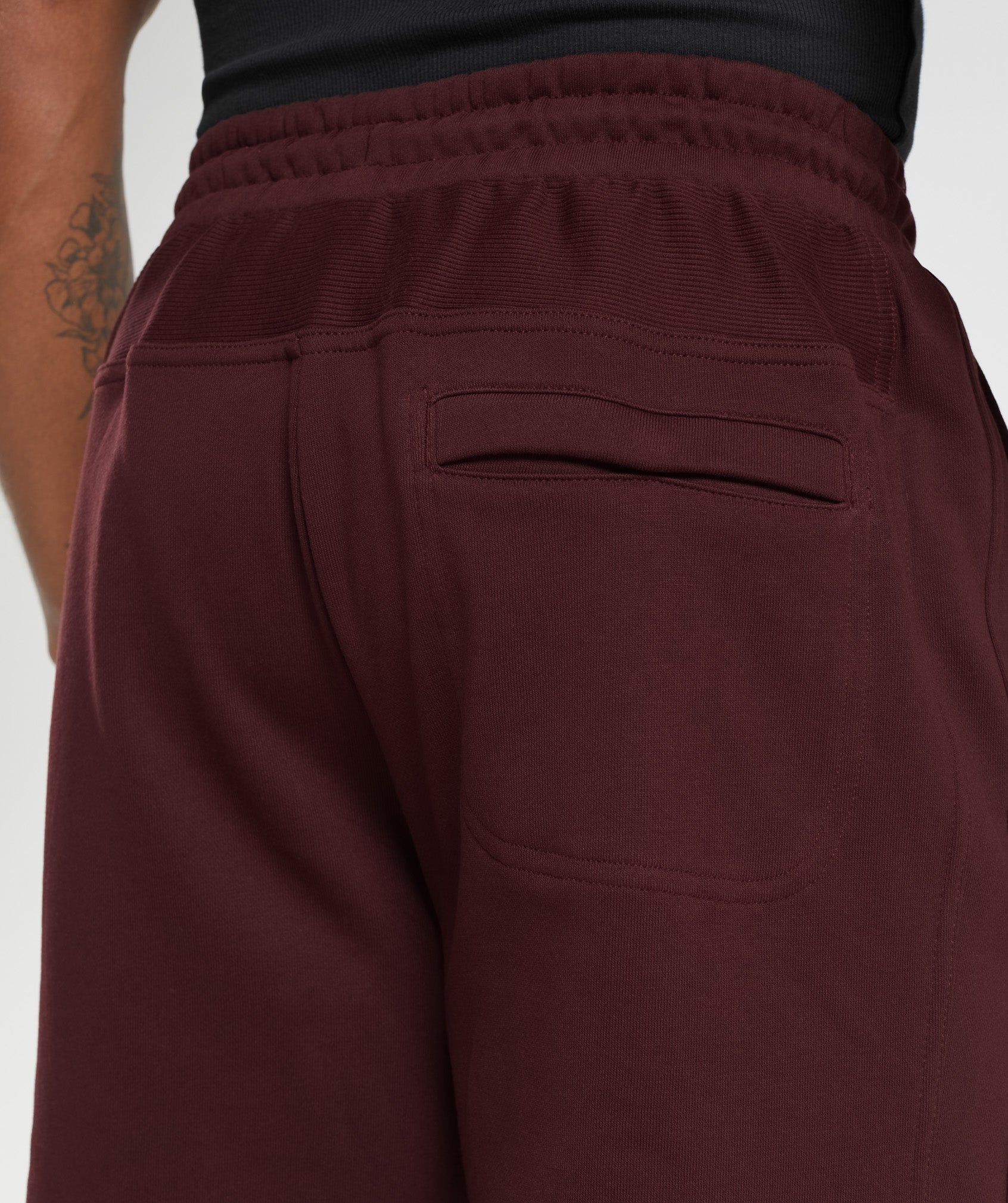 Rest Day Essentials Shorts in Rich Maroon - view 5