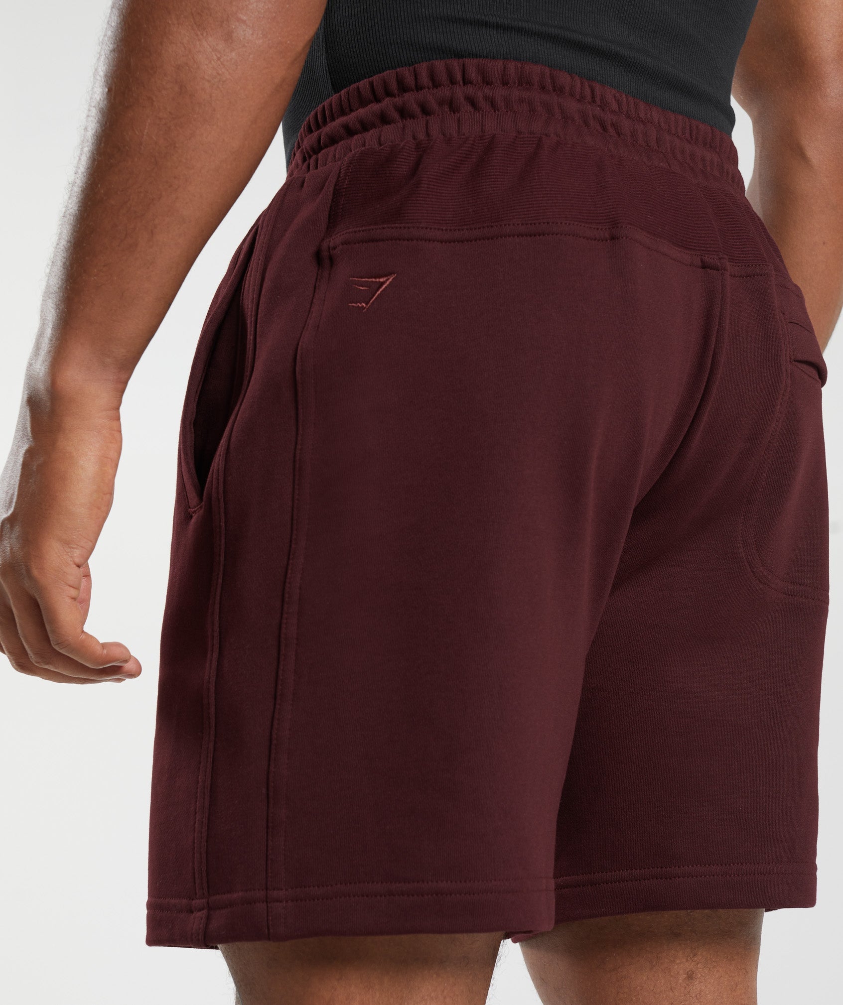 Rest Day Essentials Shorts in Rich Maroon - view 6