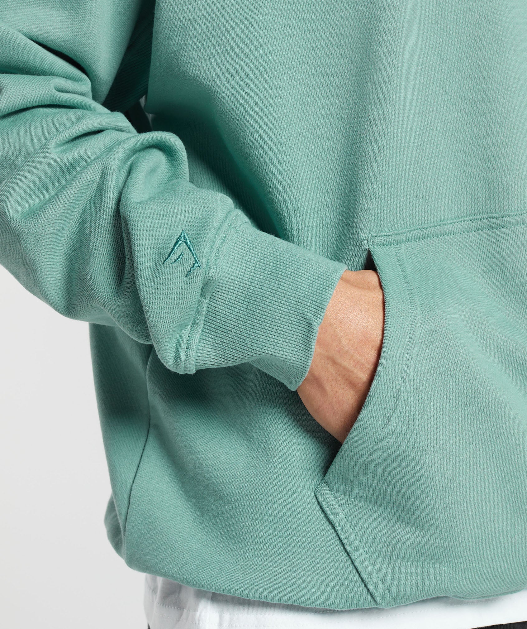 Rest Day Essentials Hoodie in Duck Egg Blue - view 5