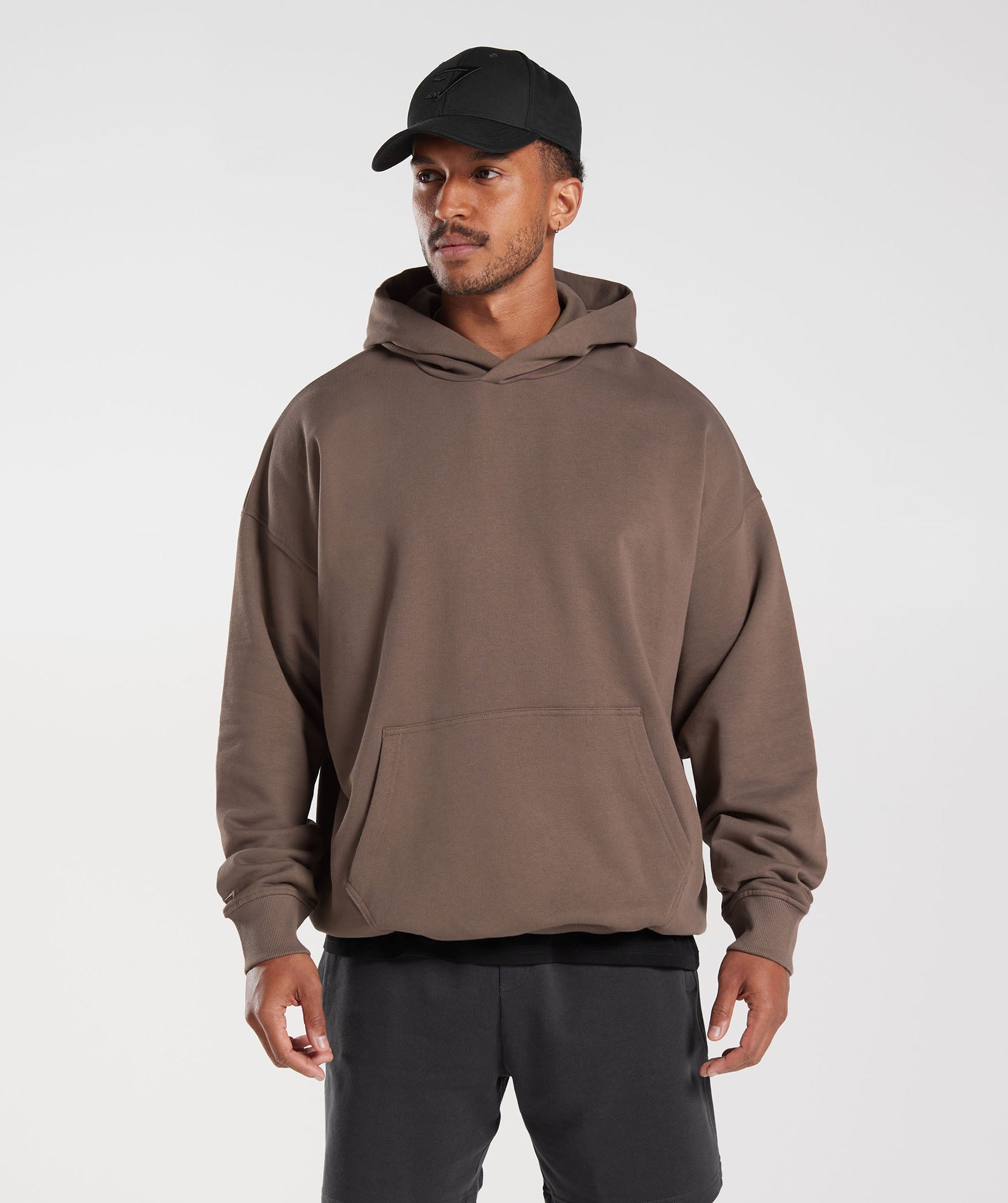 Rest Day Essentials Hoodie in Truffle Brown - view 1