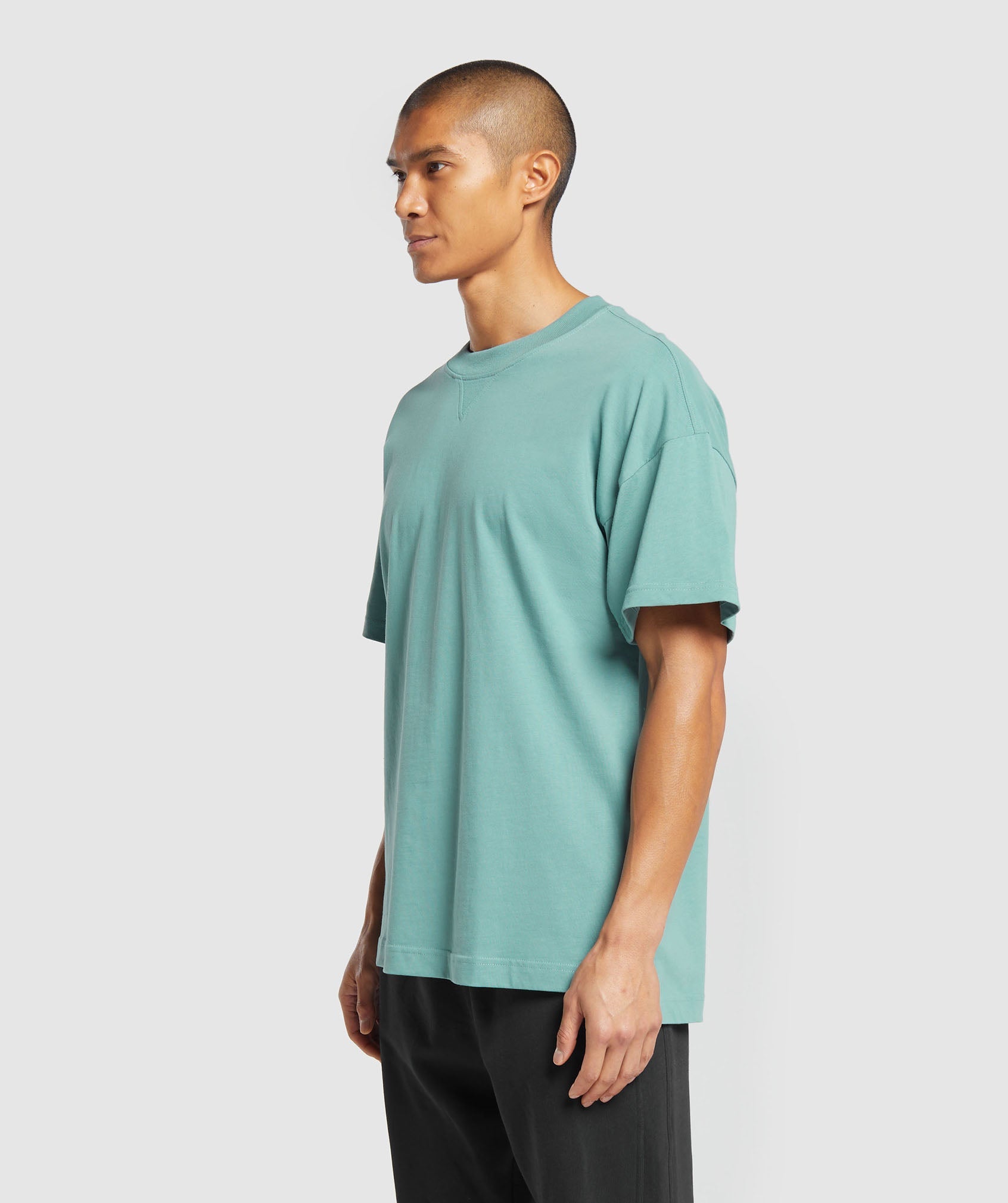 Rest Day Essentials T-Shirt in Duck Egg Blue - view 3