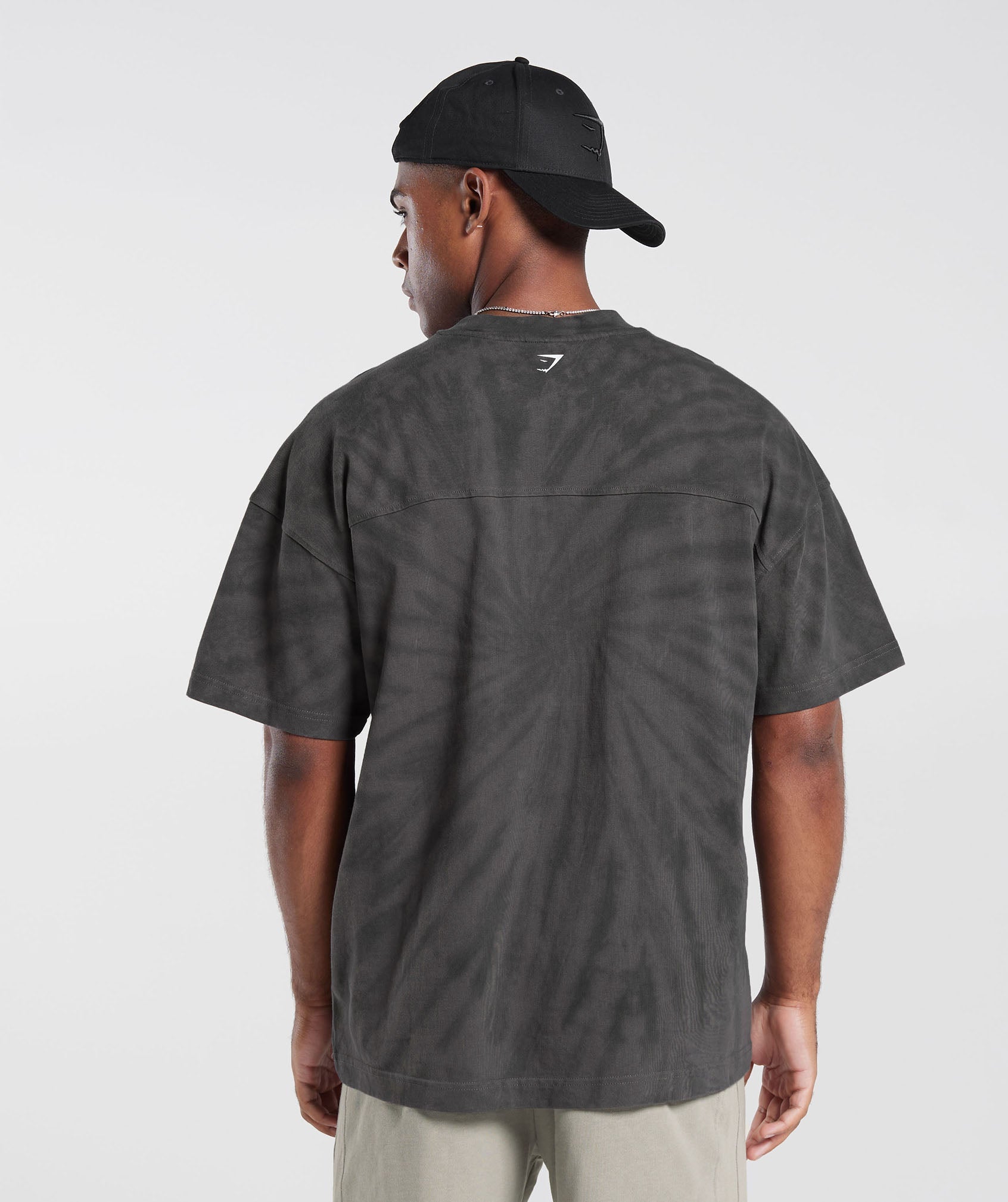 Rest Day T-Shirt in Silhouette Grey/Black/Spiral Optic Wash - view 2