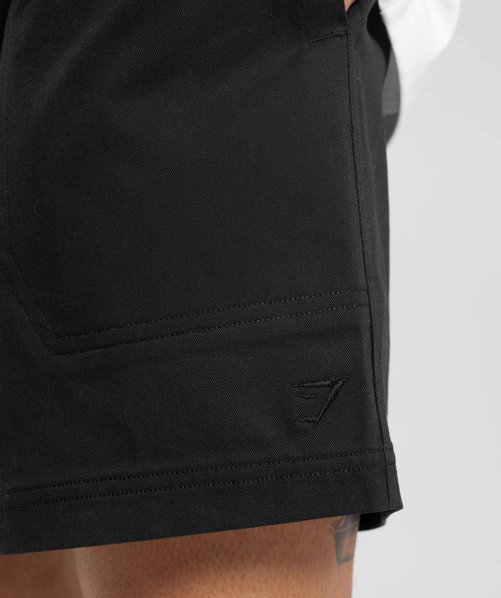 Rest Day Woven Shorts in Black - view 6