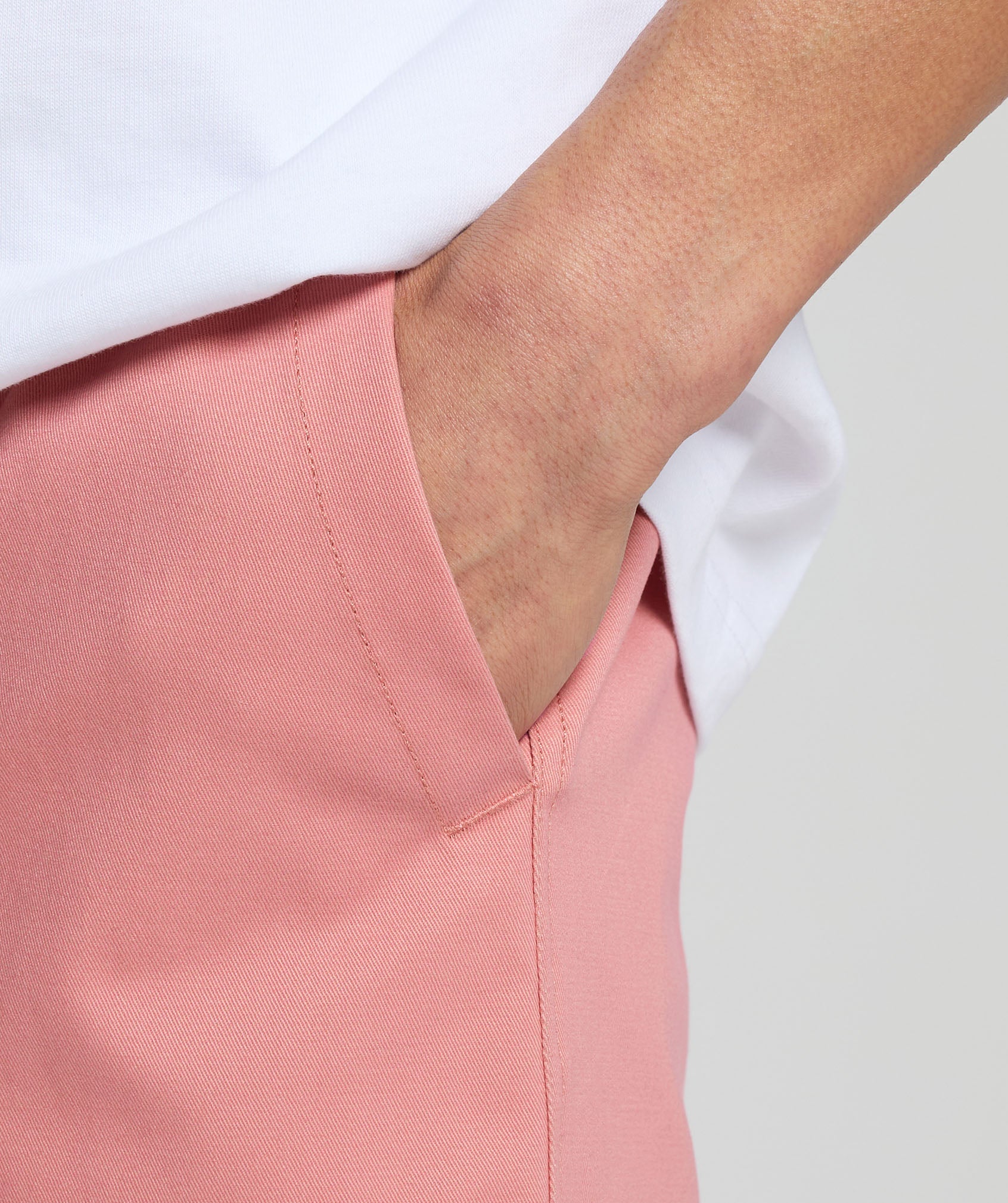 Rest Day Woven Shorts in Classic Pink - view 7