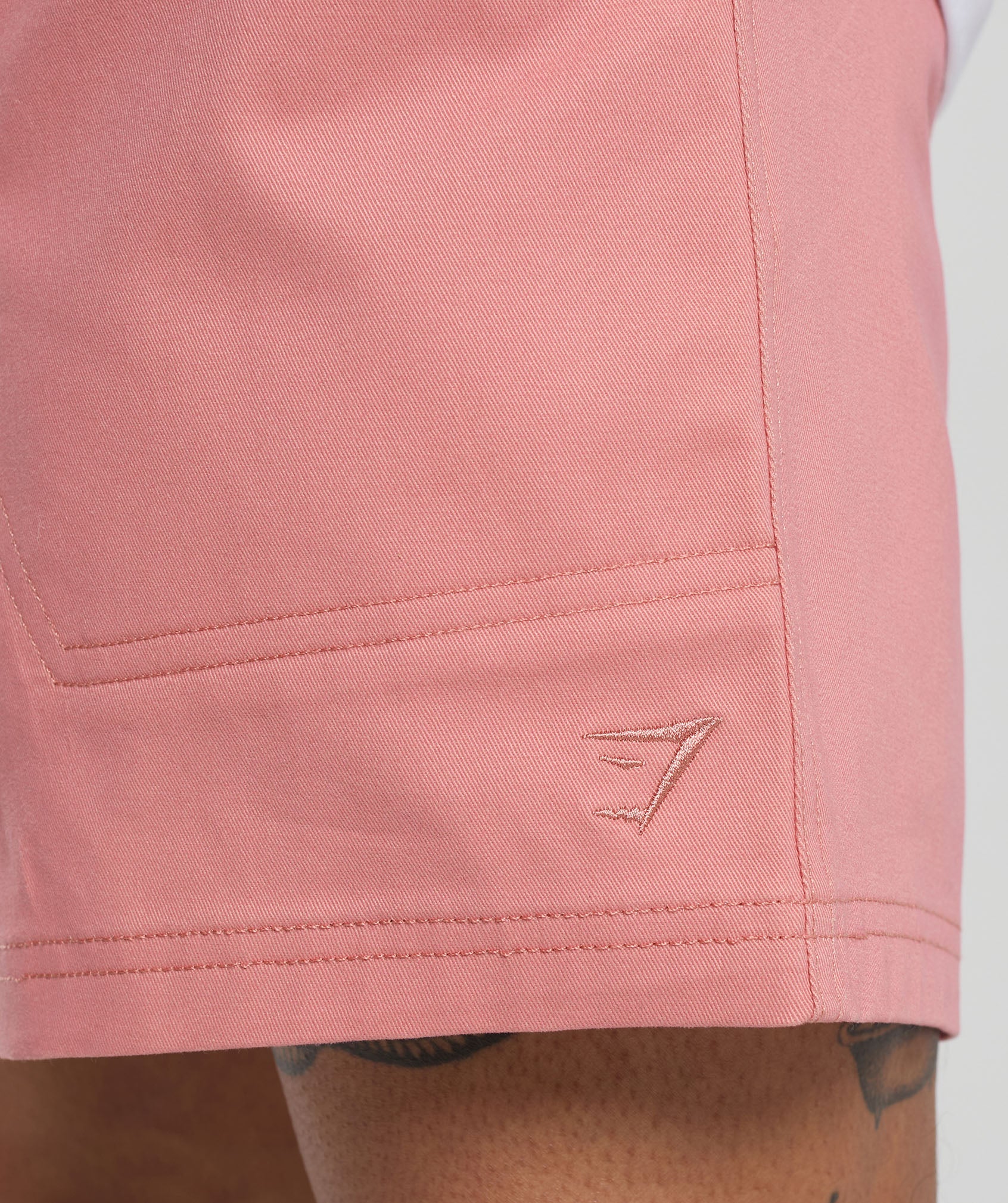 Rest Day Woven Shorts in Classic Pink - view 6